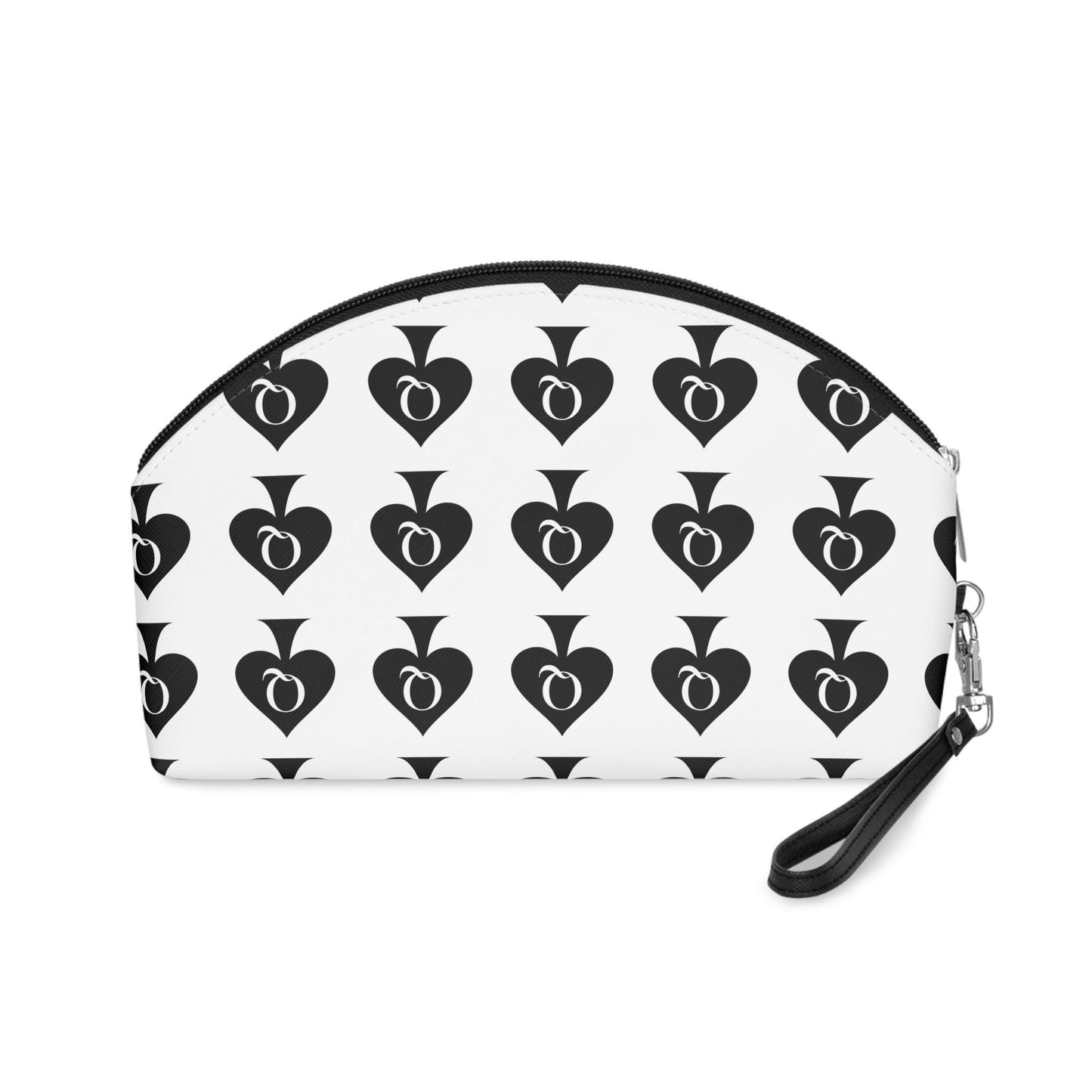 Queen of Spades Makeup Bag white | Hotwife Cosmetic Pouch, BBC Travel Case for Her, Kinky Swinger Vanity Organizer, Spade Symbol Gift Idea