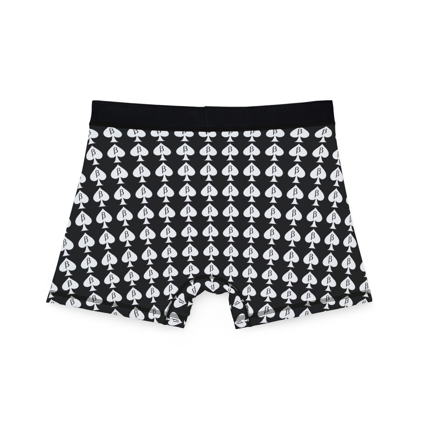 Cuckold Boxer Briefs | Sissy Beta Symbol Spade, Hotwife Lifestyle Underwear, Men Submissive Kink Gift, QOS Dom Sub Roleplay gift for him