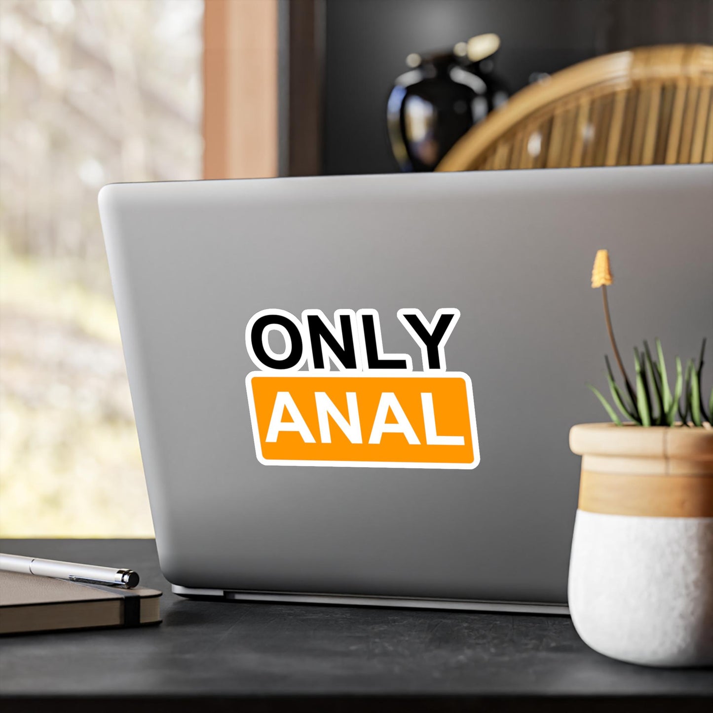 ONLY ANAL Sticker | Anal Only gift idea Funny Erotic Sticker, Mature Content, Kiss-Cut Sticker, Vinyl, waterproof Sticker For Tumbler