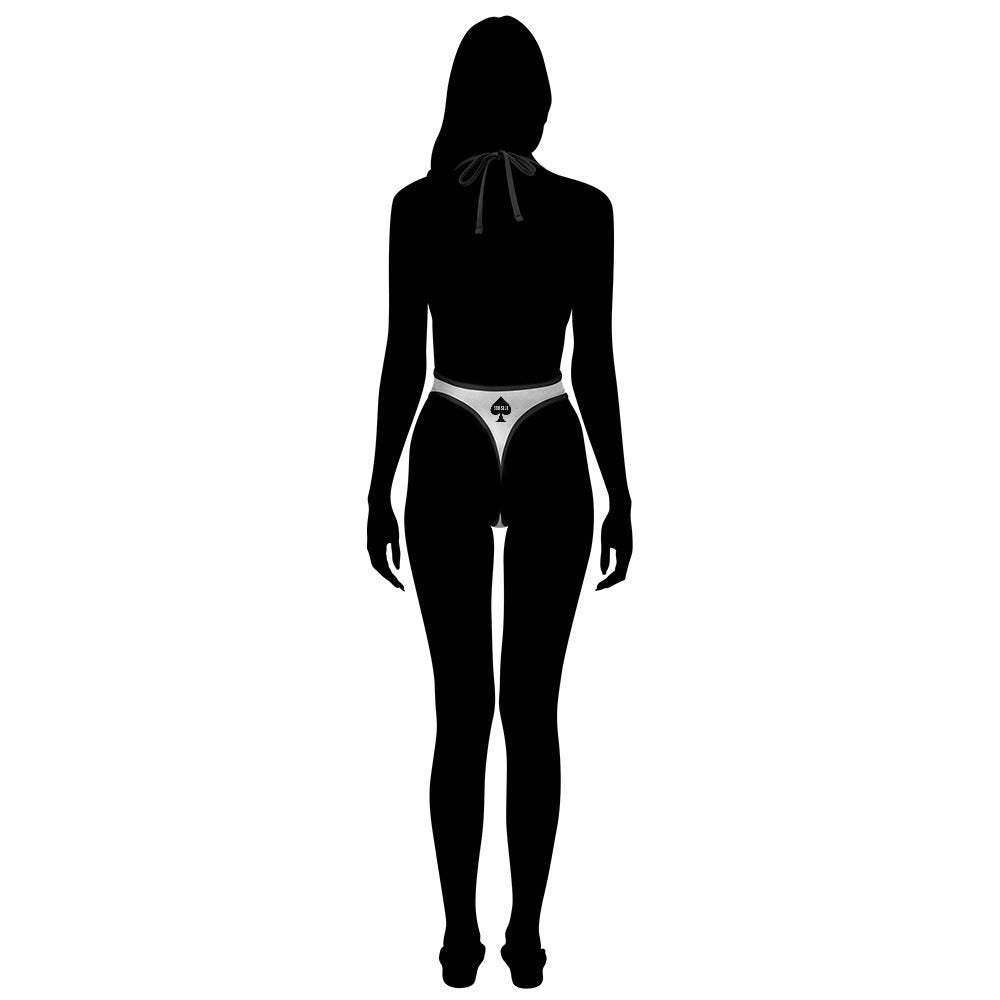 BBC Slut Queen of Spades Hotwife Bodysuit | QoS Lingerie Panty, Naughty Hotwife Underwear | for BBC Bull Cuck Swinger Pineapple, Sex Wife