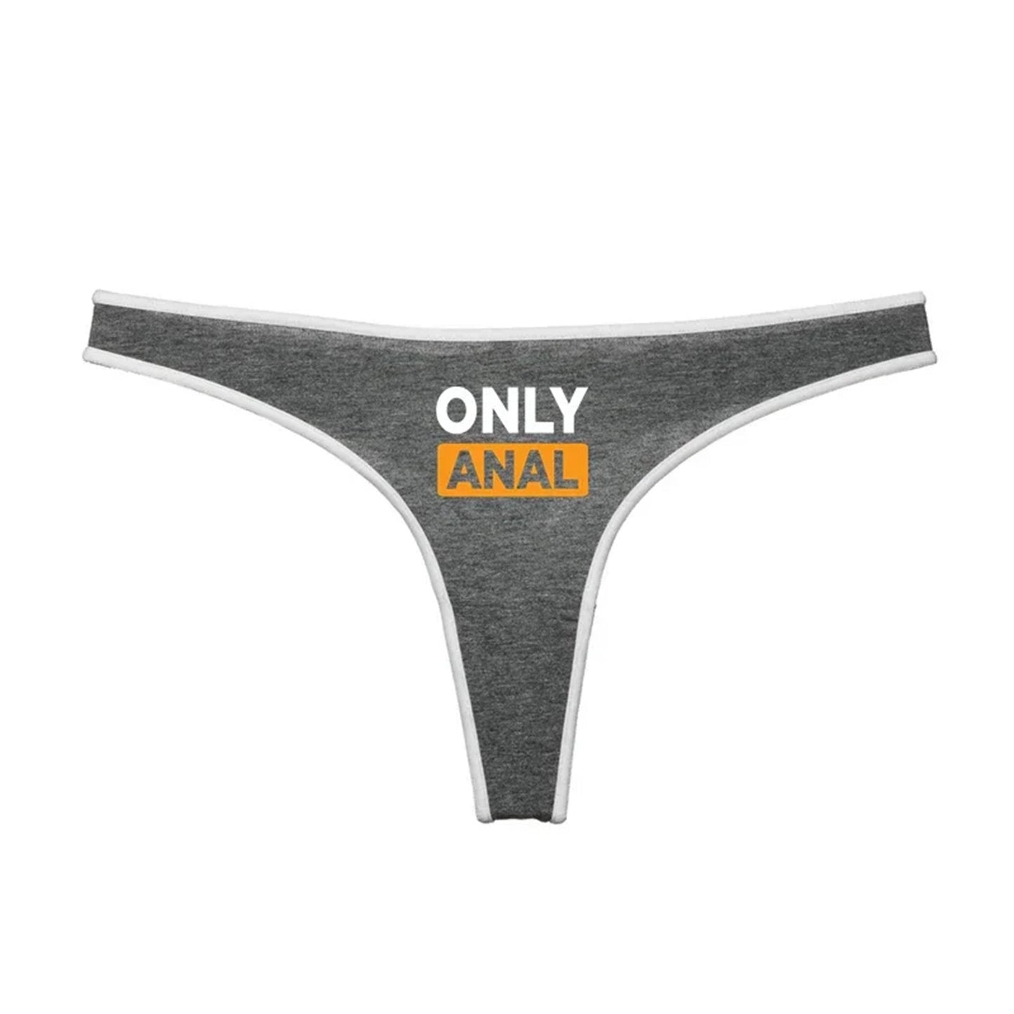 ONLY ANAL Thong | Anal Only Panty | Sexy Underwear for Roleplay & Adult Fun, anal slut gift for hot wife and horny girlfriends, gag gift