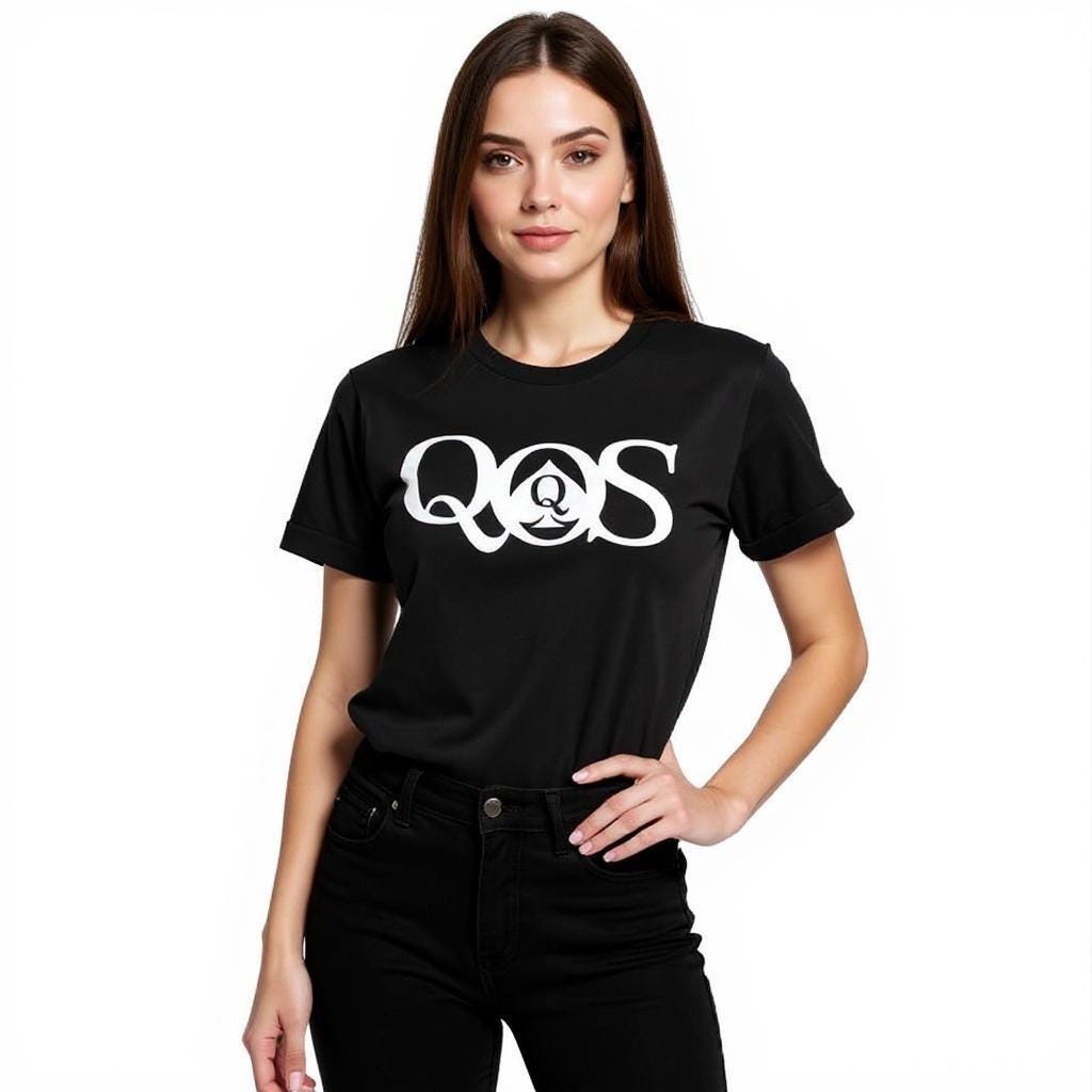 Queen of Spades Tshirt | Hotwife QoS T-shirt | Interracial Swinger Lifestyle Tee | BBC Only Sexy Roleplay Shirt | Pineapple Milf