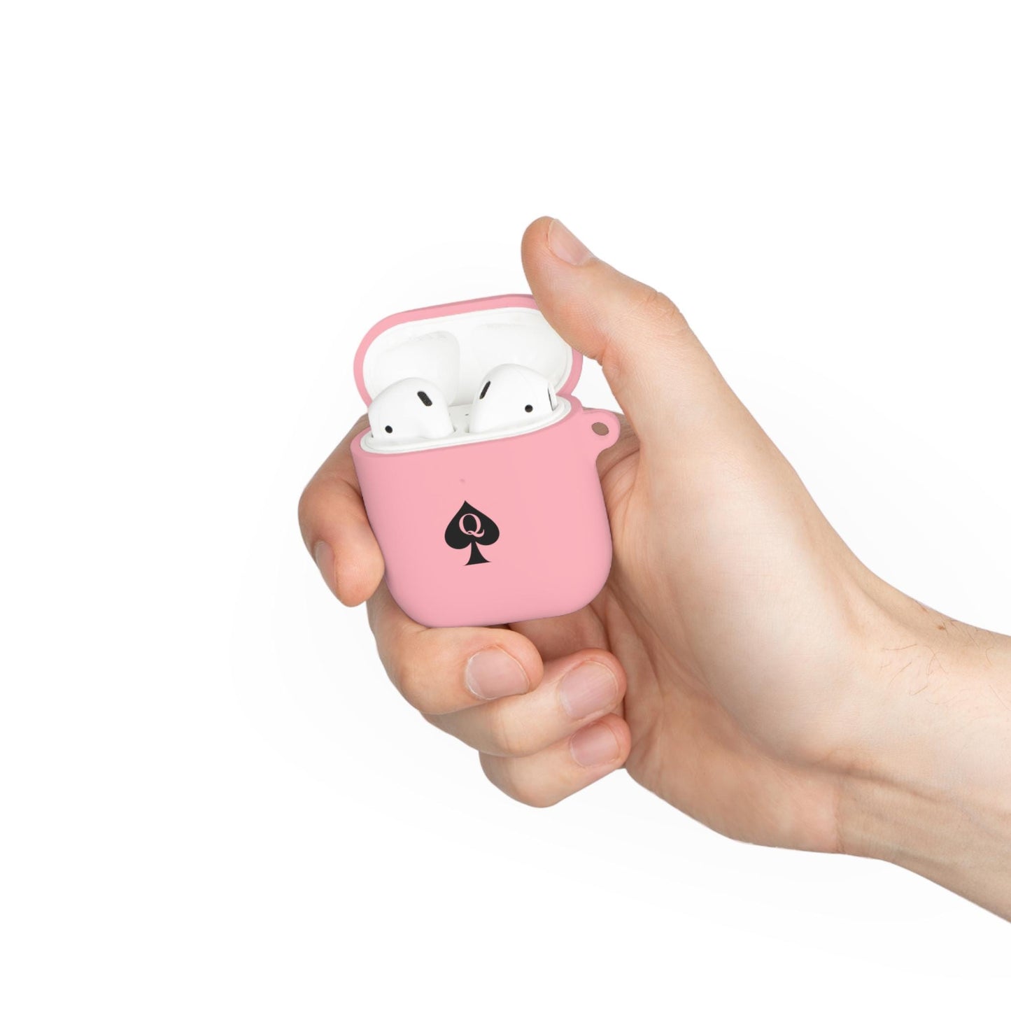 Queen of Spades AirPods Case Cover | Hotwife QOS Kink Gift for Her, BBC Lifestyle Accessory, Cuckold Swinger Tech, Spade Symbol AirPods Pro