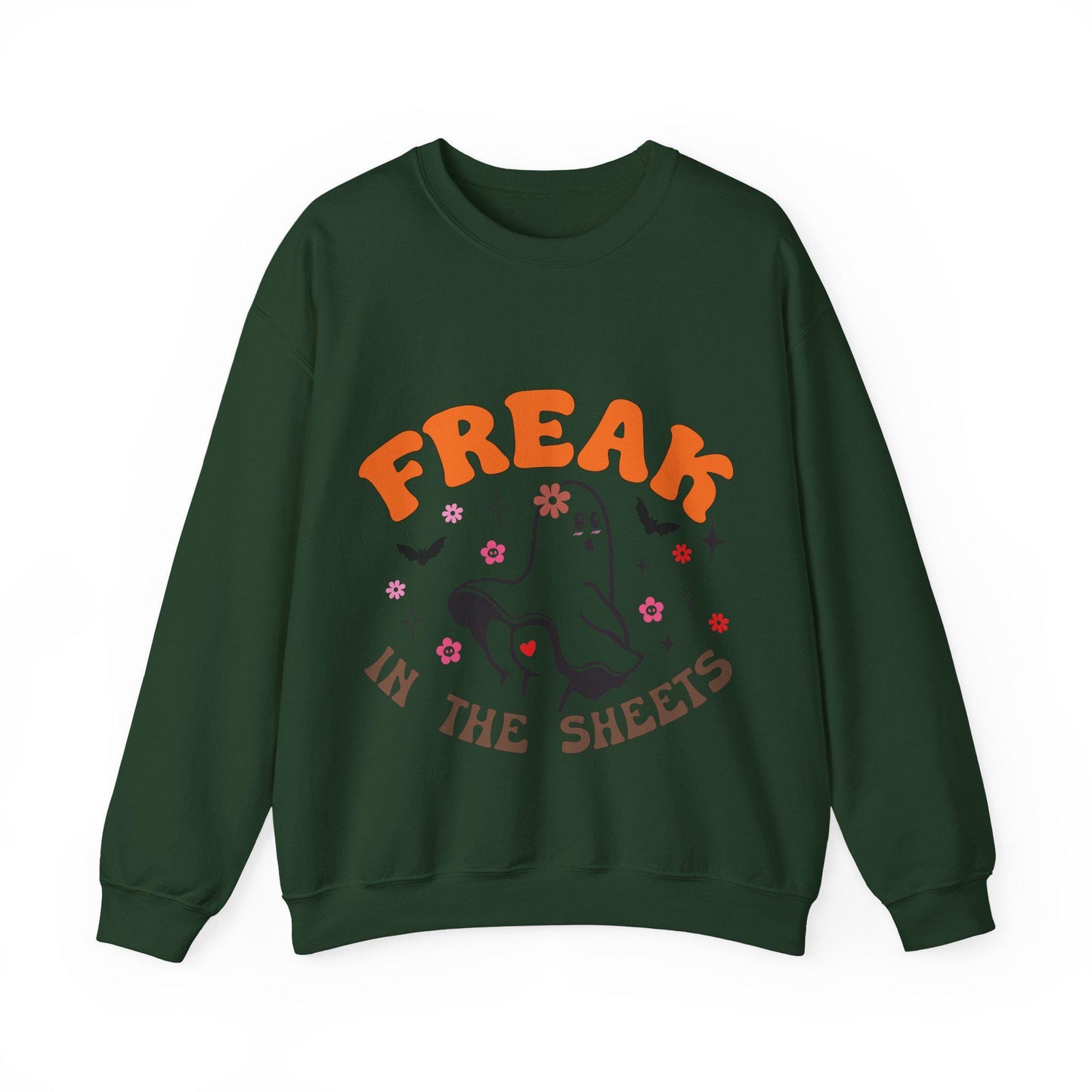 Cute Freak in the sheets Halloween Sweatshirt, Sexy Sweater Funny Spooky Ghosts