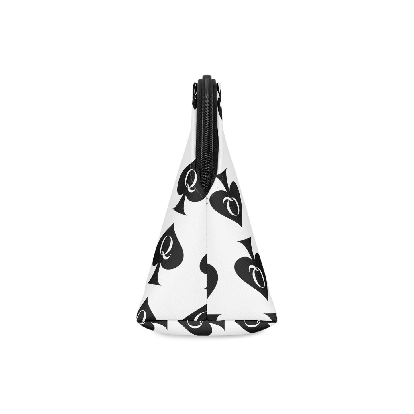 Queen of Spades Makeup Bag white | Hotwife Cosmetic Pouch, BBC Travel Case for Her, Kinky Swinger Vanity Organizer, Spade Symbol Gift Idea