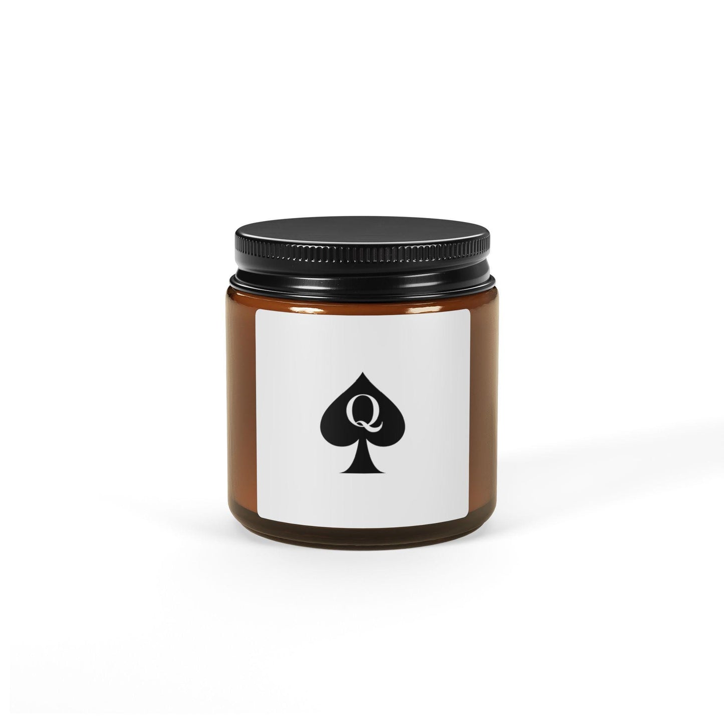 Queen of Spades Scented Soy Candle Hotwife QOS Cuck Swinger Gift Amber Jar 4oz 9oz Cotton Wick Romantic Bedroom Decor Lifestyle Mood