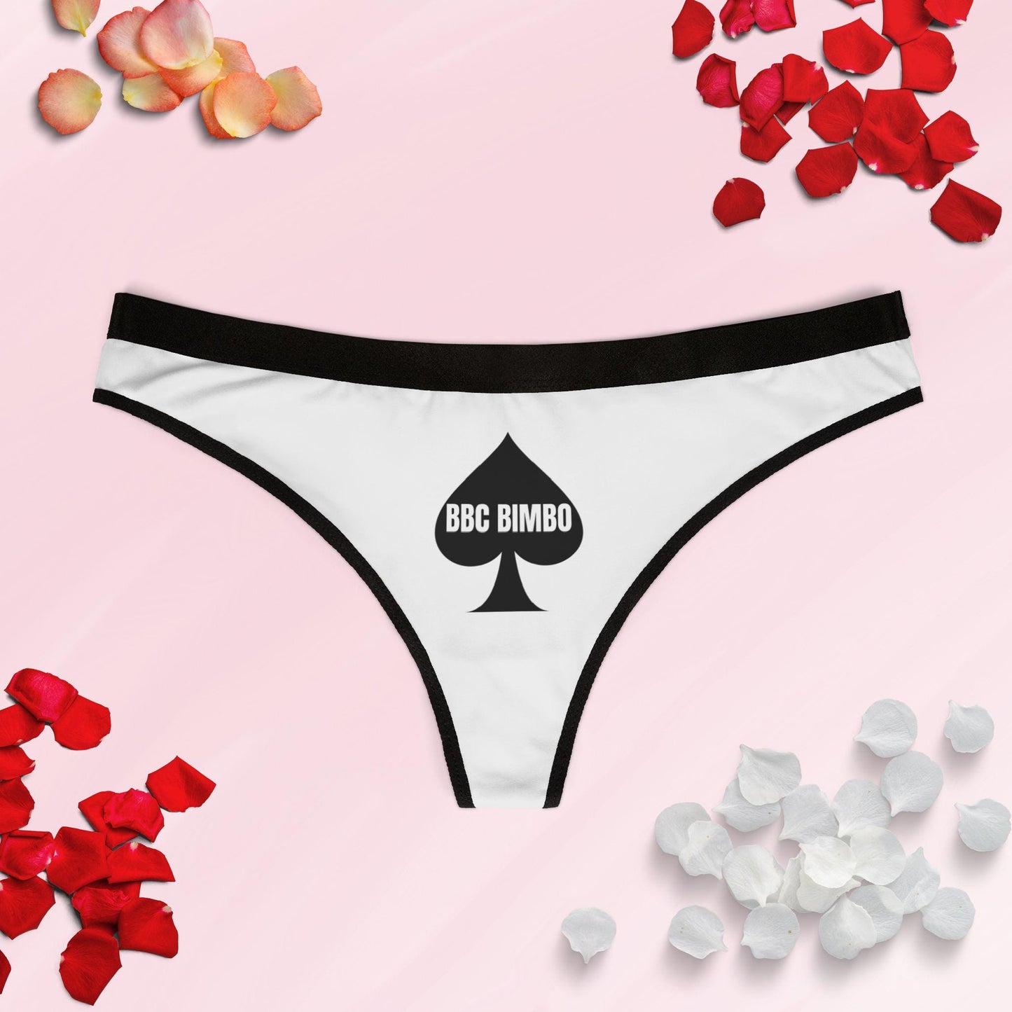 Hotwife Queen of Spades BBC Bimbo Panty | QoS Naughty Hotwife Underwear | BBC Bull Cuck Swinger Pineapple Gift for Wife