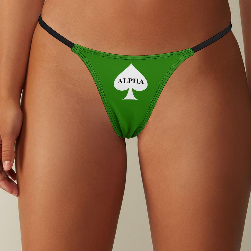 Your Job is Clean Up Hubby Sexy Thong, QOS G-String, Naughty Lingerie Panties, Hotwife Lifestyle, Queen of Spades