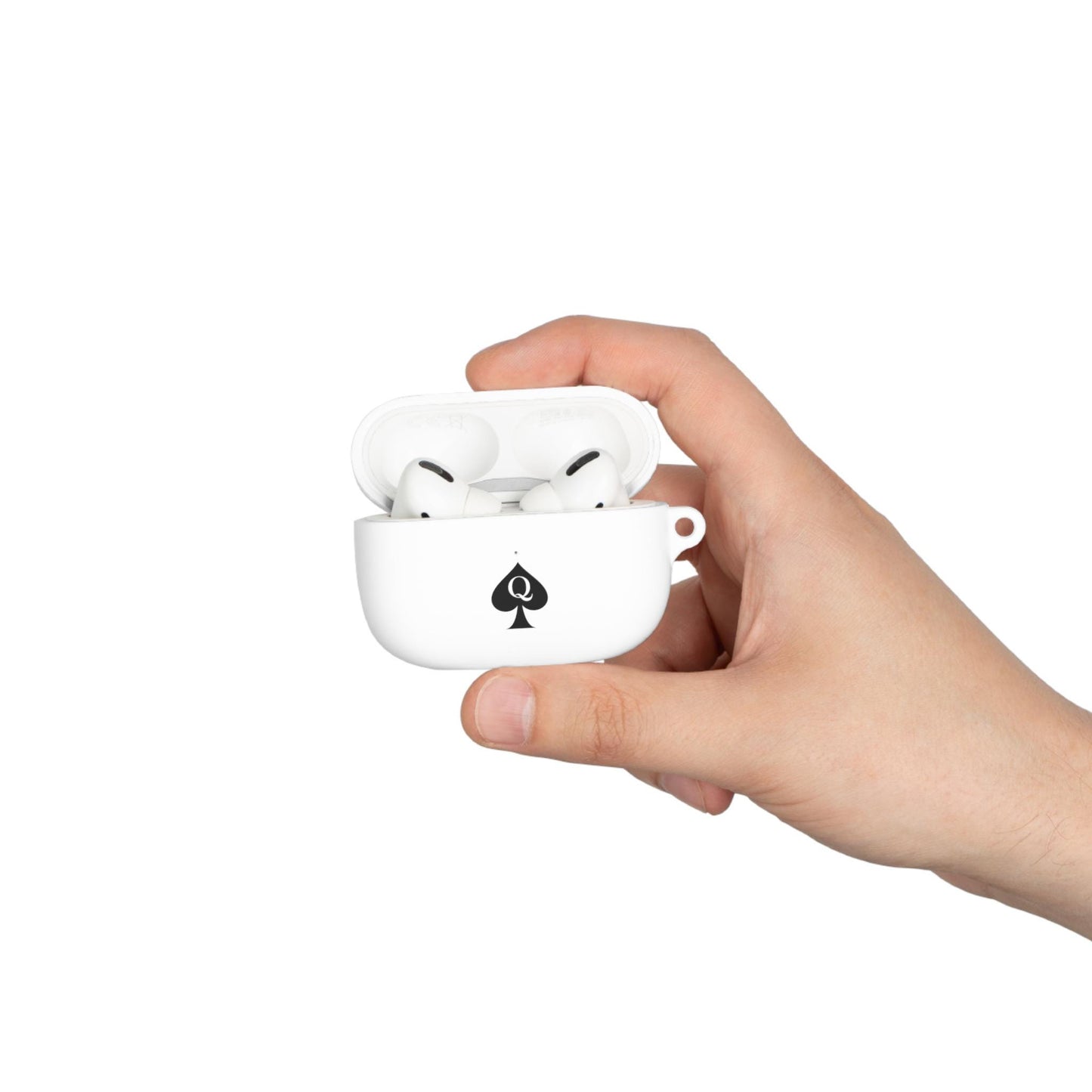 Queen of Spades AirPods Case Cover | Hotwife QOS Kink Gift for Her, BBC Lifestyle Accessory, Cuckold Swinger Tech, Spade Symbol AirPods Pro