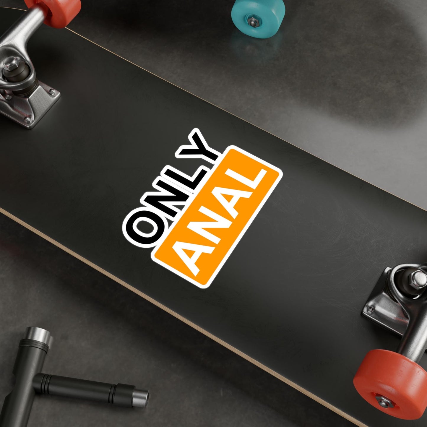 ONLY ANAL Sticker | Anal Only gift idea Funny Erotic Sticker, Mature Content, Kiss-Cut Sticker, Vinyl, waterproof Sticker For Tumbler