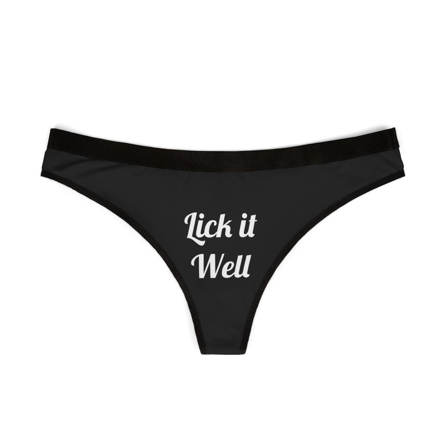 Lick it Well Cheeky Thong - Sexy and Playful Underwear for Flirty Fun | Sassy Women's Lingerie