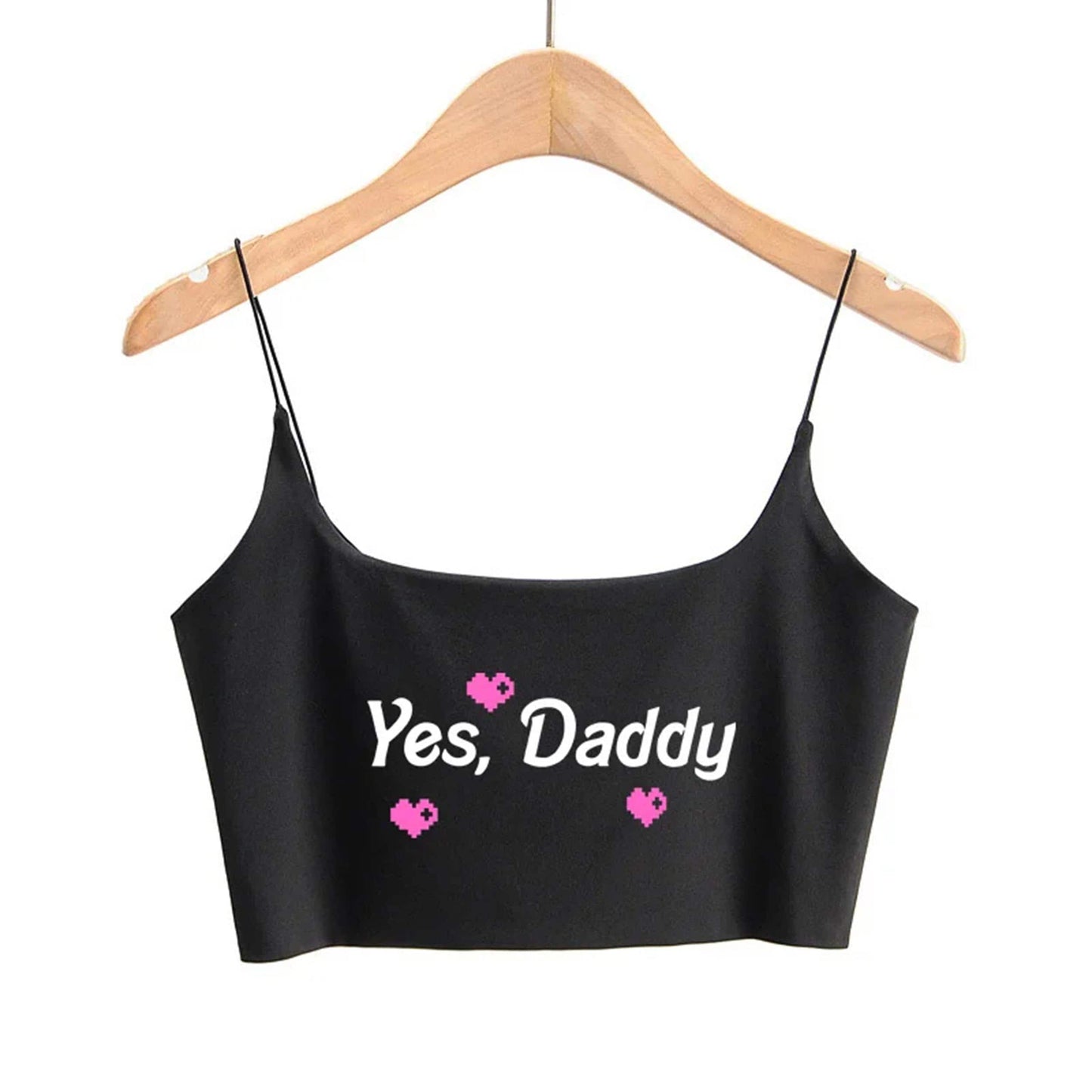Yes Daddy Crop top Sexy | yes Daddy Sexy shirt baby girl , y2k DDGL roleplaying sex, Daddy's girl top, for Girlfriend Wife, Dom Kinky Daddy
