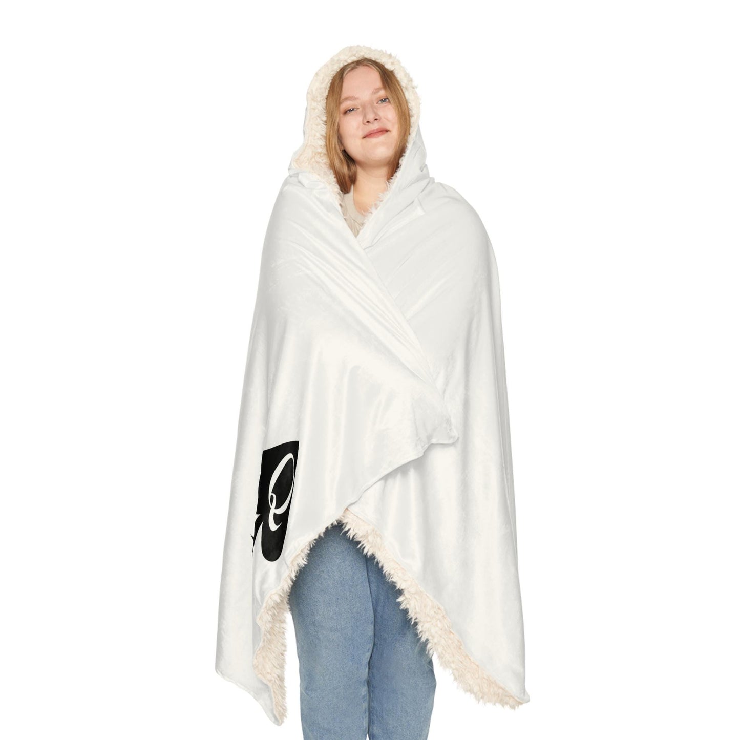 Queen of Spades Snuggle Blanket QOS Hotwife Hooded Throw Cuck Bull Cozy Wearable Wrap Sherpa or Fleece Swinger Lifestyle Bedroom Gift
