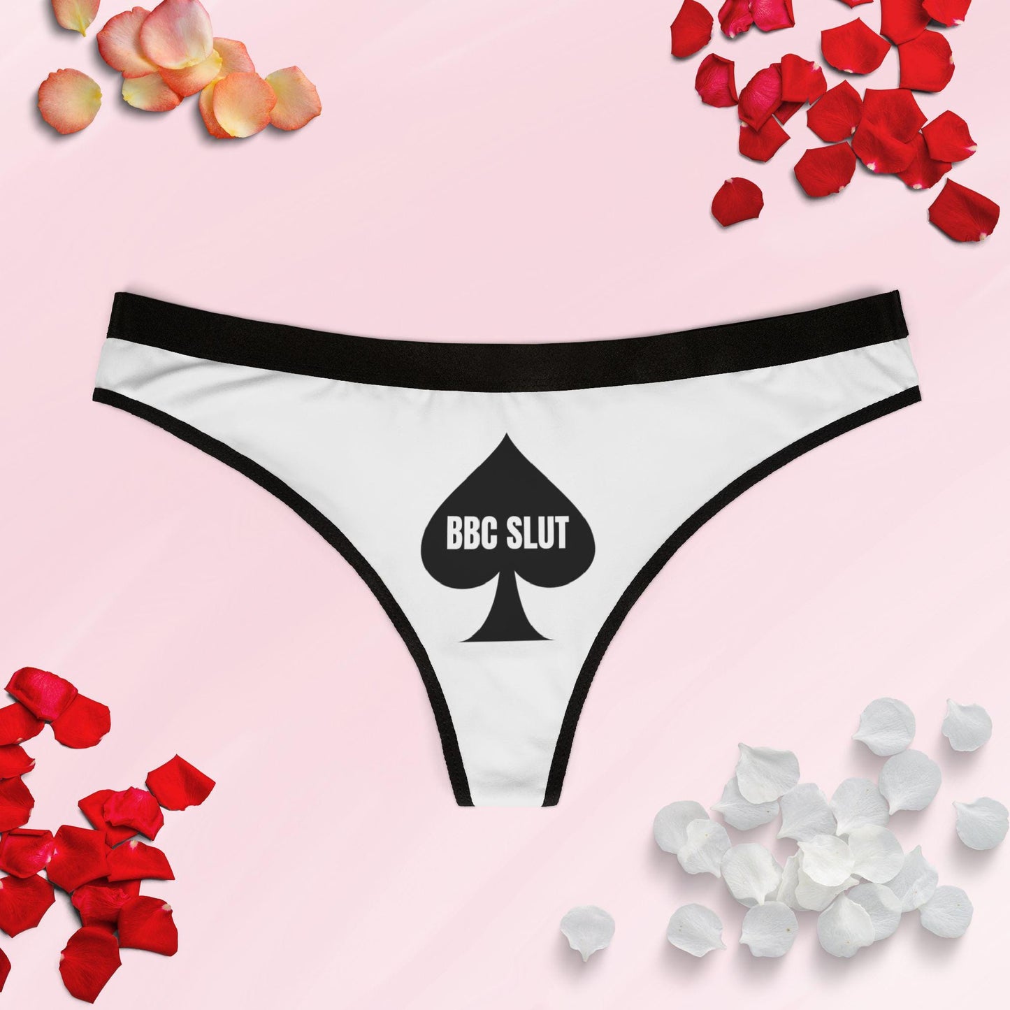 BBC Slut Hotwife Queen of Spades Panty | QoS Naughty Hotwife Underwear | BBC Bull Cuck Swinger Pineapple Gift for Wife