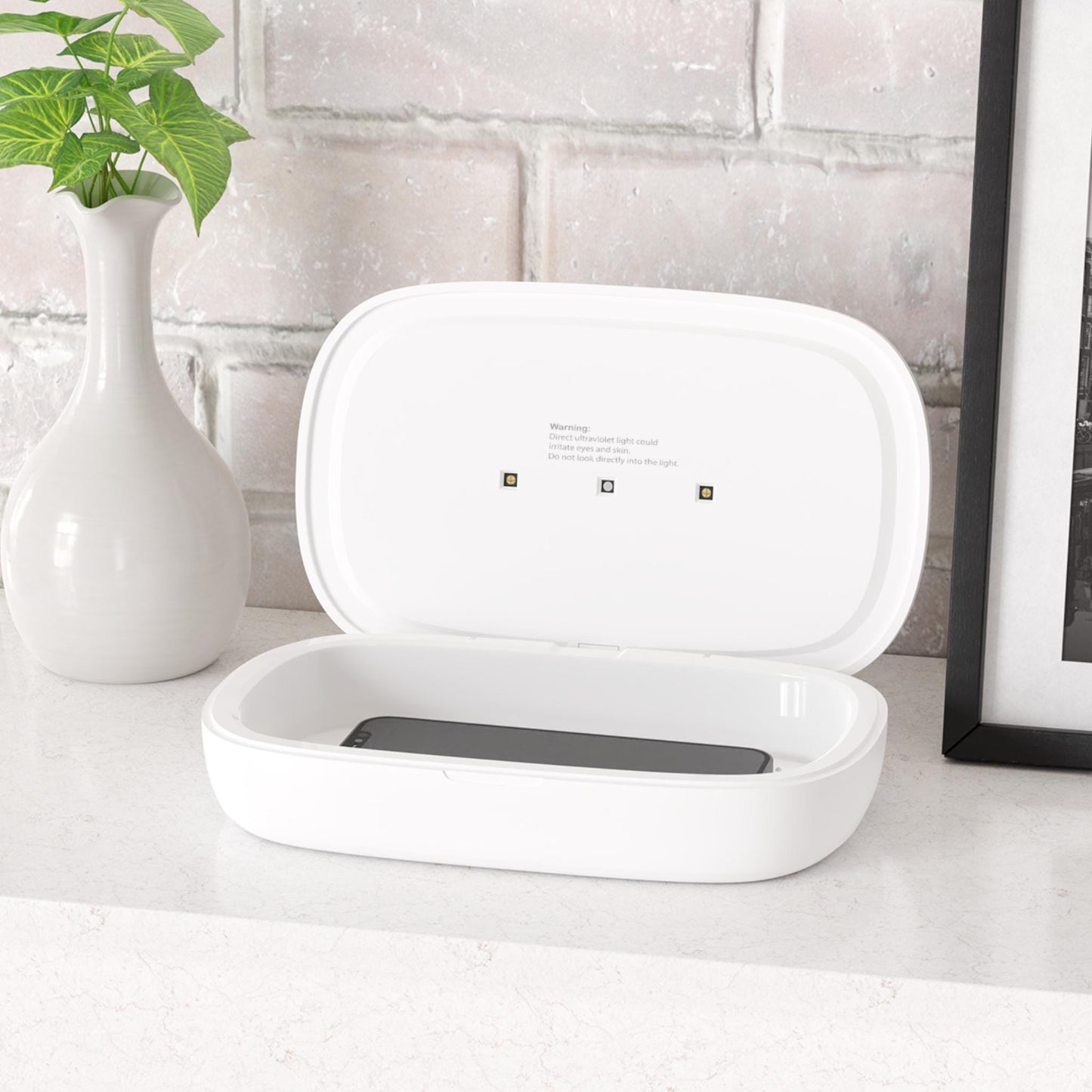 QOS UV Phone Sanitizer & Wireless Charger | Queen of Spades Hotwife Gift, Swinger Lifestyle Phone Sterilizer, BBC Clean Kink Toy