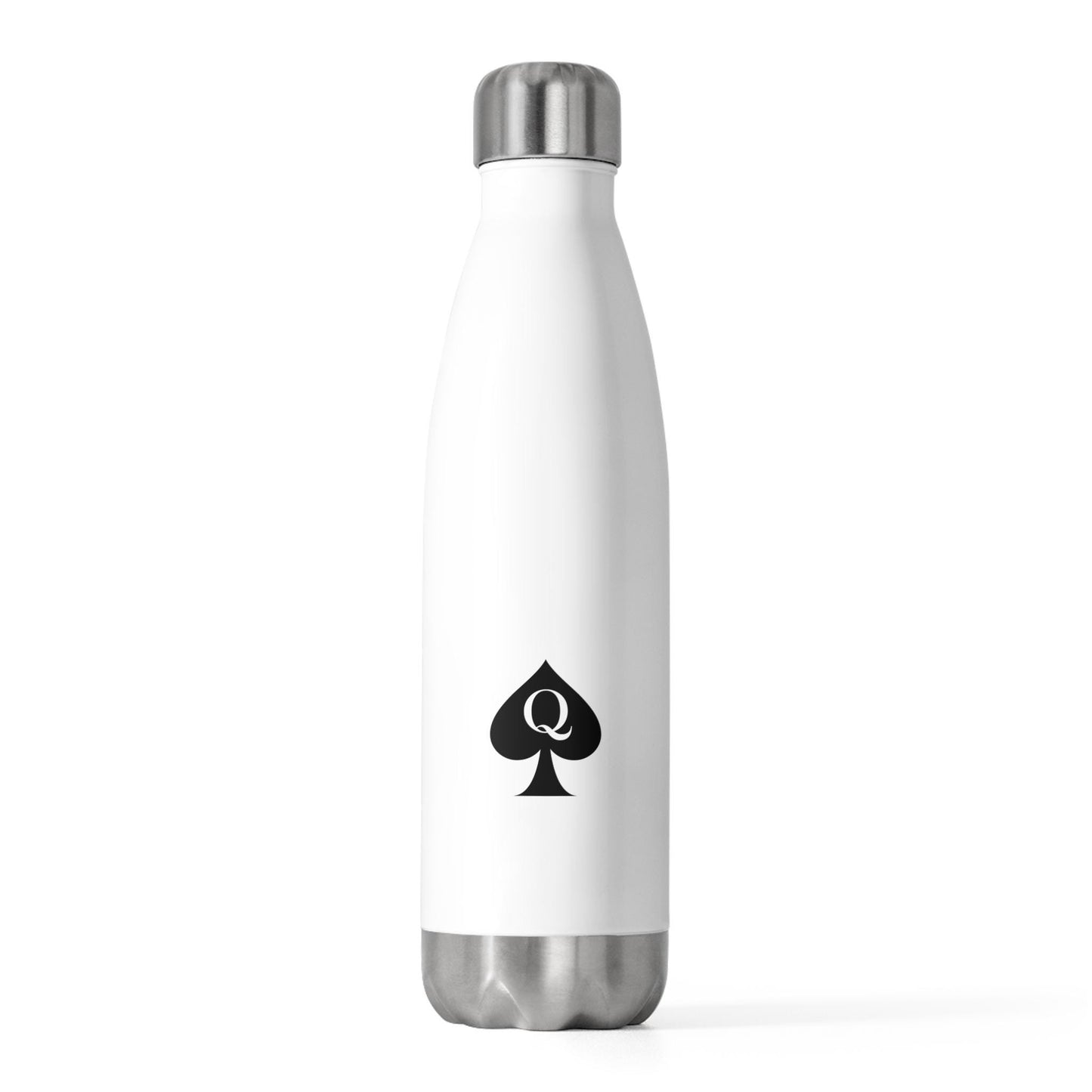 Queen of Spades Insulated Bottle 20oz QOS Hotwife Lifestyle Cuck Bull Stainless Steel Water Bottle BPA Free Double Wall Swinger Gift