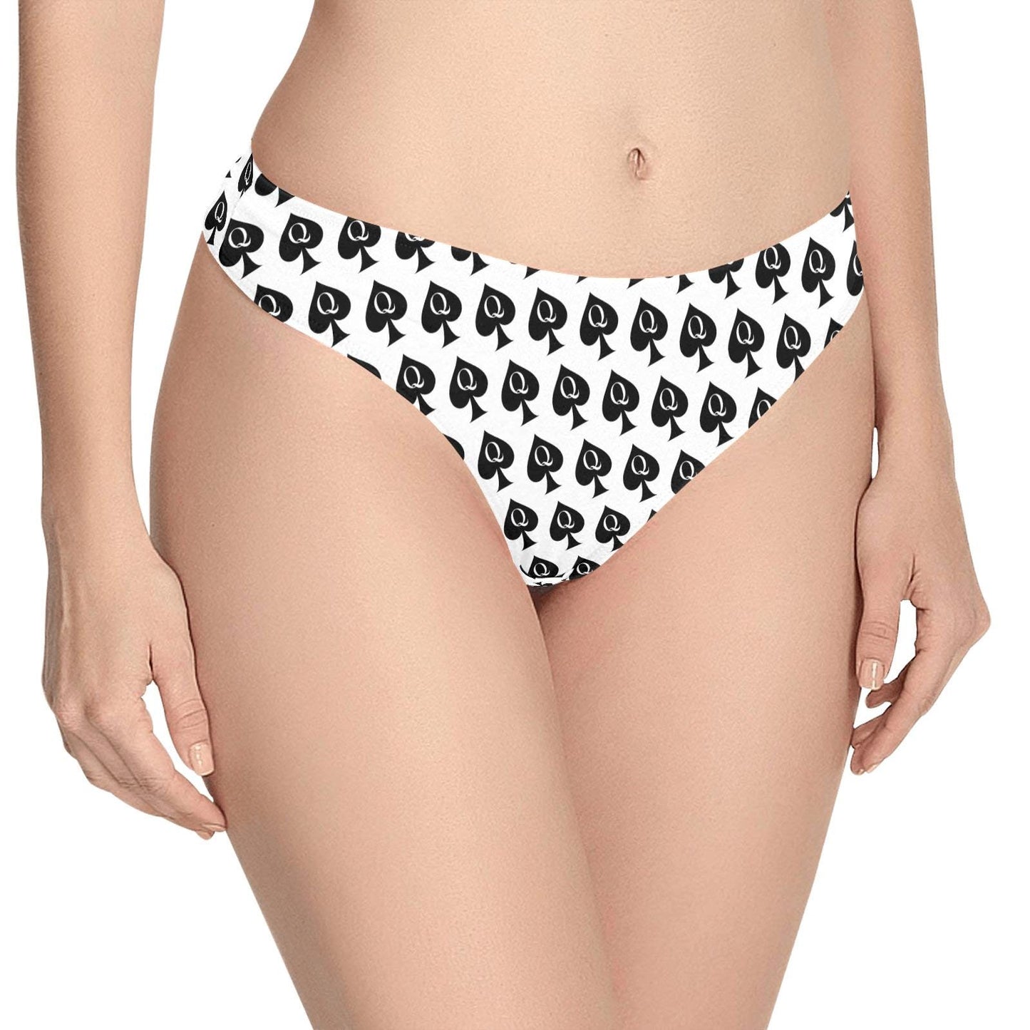 Queen of Spades sexy thong Hotwife | QOS panty, BBC Wife Panty Gift Her, Sex MILF Swingers Lifestyle Pineapple Cuckold Underwear