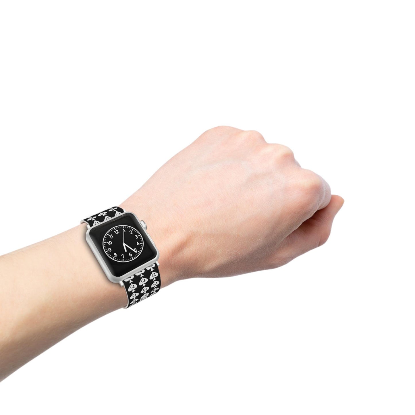 Apple Watch Band Queen of Spades | QOS Symbol Kinky BDSM Watch Strap for Hotwife, Swinger Lifestyle Accessory, BBC Cuckold Gift Idea