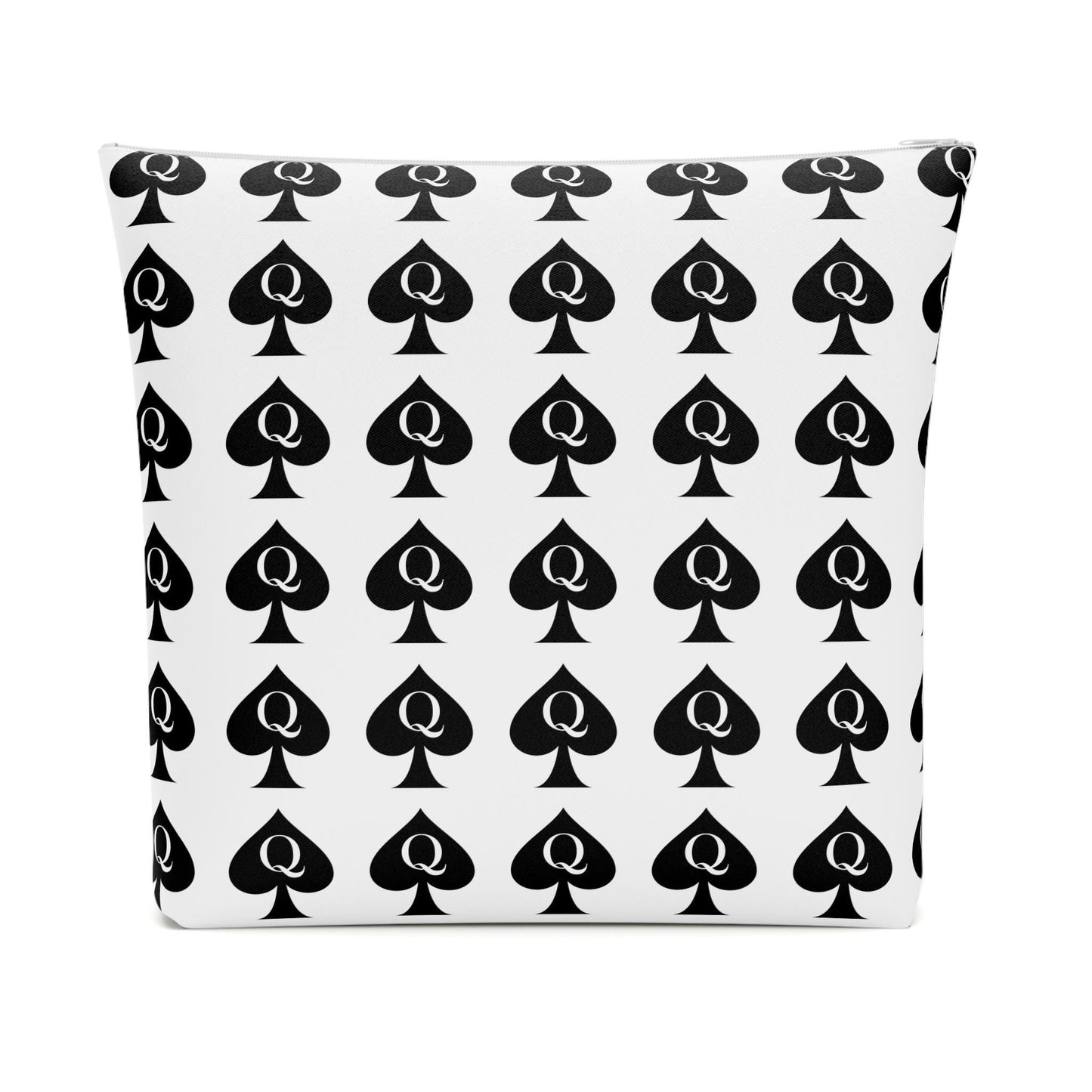 Queen of Spades Cotton Cosmetic Bag | Hotwife BBC Travel Pouch, QOS Makeup Organizer, Swinger Lifestyle Gift for Her, Pineapple Symbol