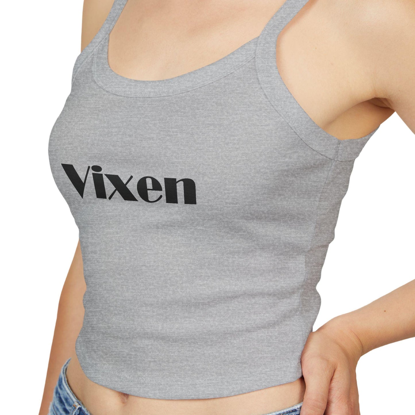 Vixen Stag Spaghetti strap crop top, sexy Gift idea for her, wife, girlfriend, Swinger couple, date night idea swinger Hotwife lifestyle