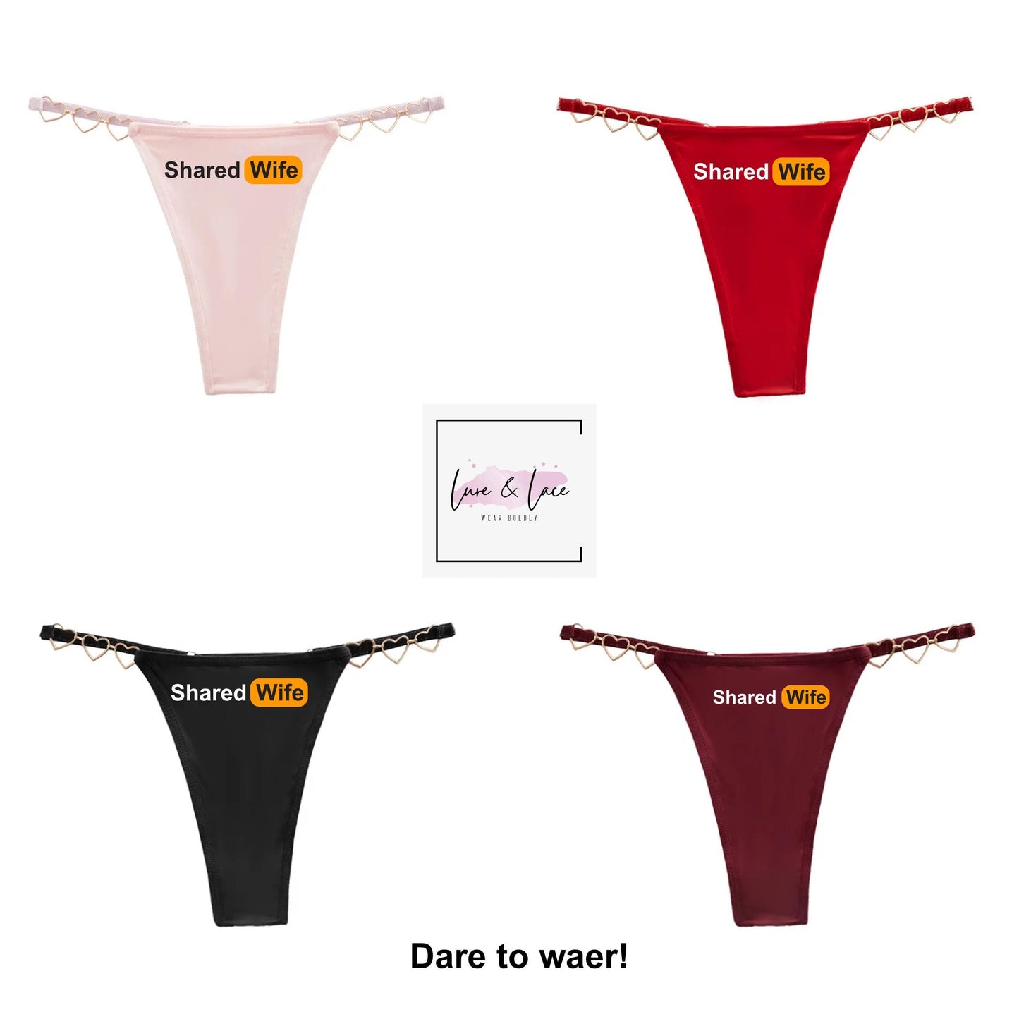 Shared Wife Thong Hotwife Queen of Spades Gstring | QoS panties| Bull BBC sexy underwear | Gift for her Swinger Lifestyle Cloth