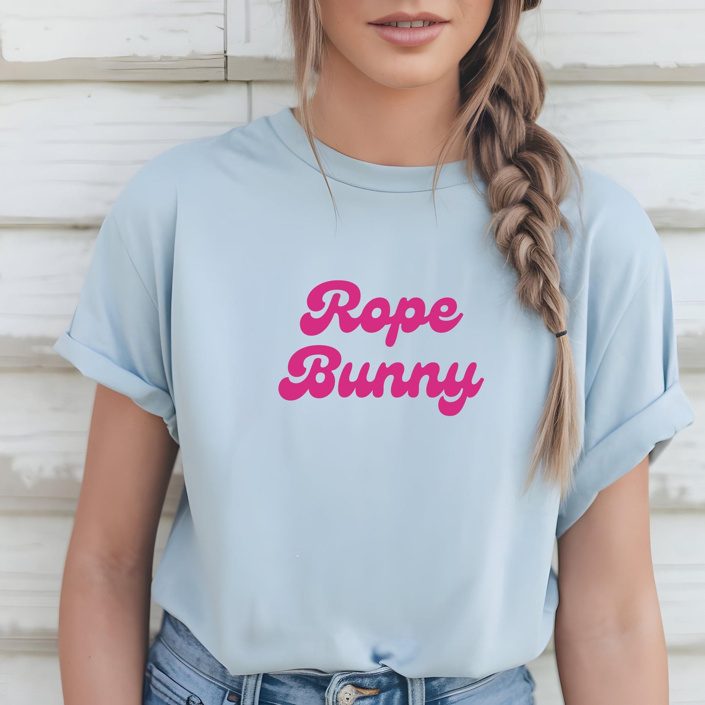 Rope Bunny T-Shirt | Daddy Kinky Submissive BDSM Shirt, Shibari Bondage Top for Her, Sexy Kink Tee, Rope Slut Gift, Degradation Pet Play Sub