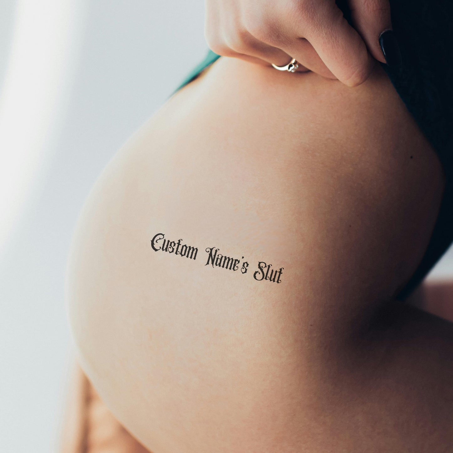 Custom Adult Temporary Tattoos, Personalized Sexy Tattoo, Date night idea