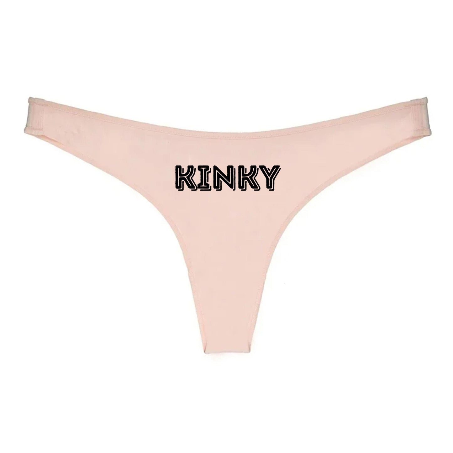 Kinky Thong | BDSM Fetish, Hotwife lifestyle QoS Panties, Sexy Gift Idea for Wife, Queen of Spades, Surprise Him Underwear