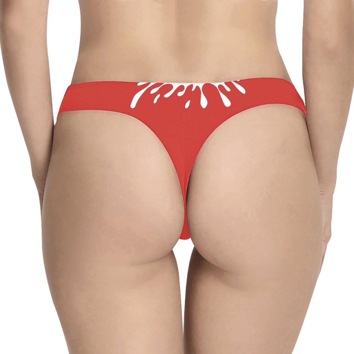 Return to Hubby Full Queen of Spades Thong sexy| QOS BBC Wife Panty Gift Her, Sex Swingers Lifestyle Pineapple Cuckold Underwear