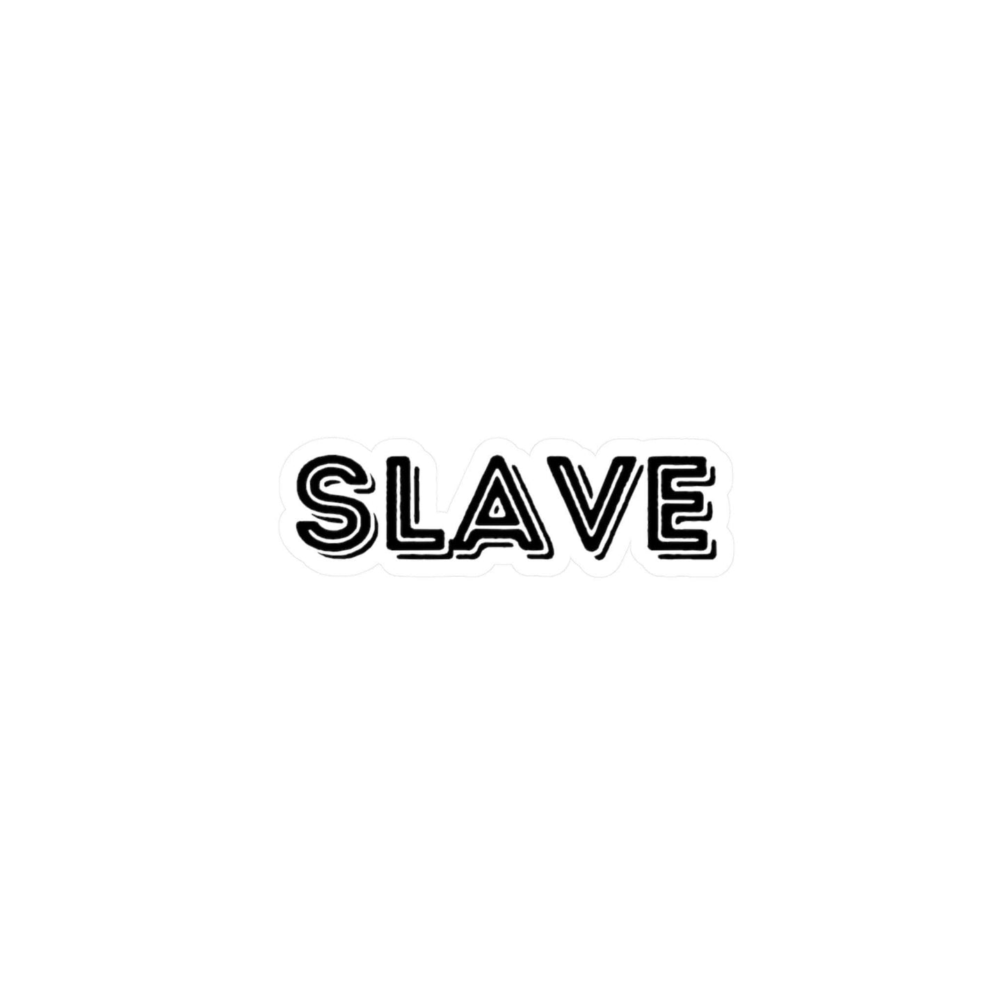 Slave Sticker Lifestyle Art Submissive Gift for Brats Kink Sticker BDSM Kiss-Cut Vinyl Sticker Kinky BDSM decal adult NSFW Gift