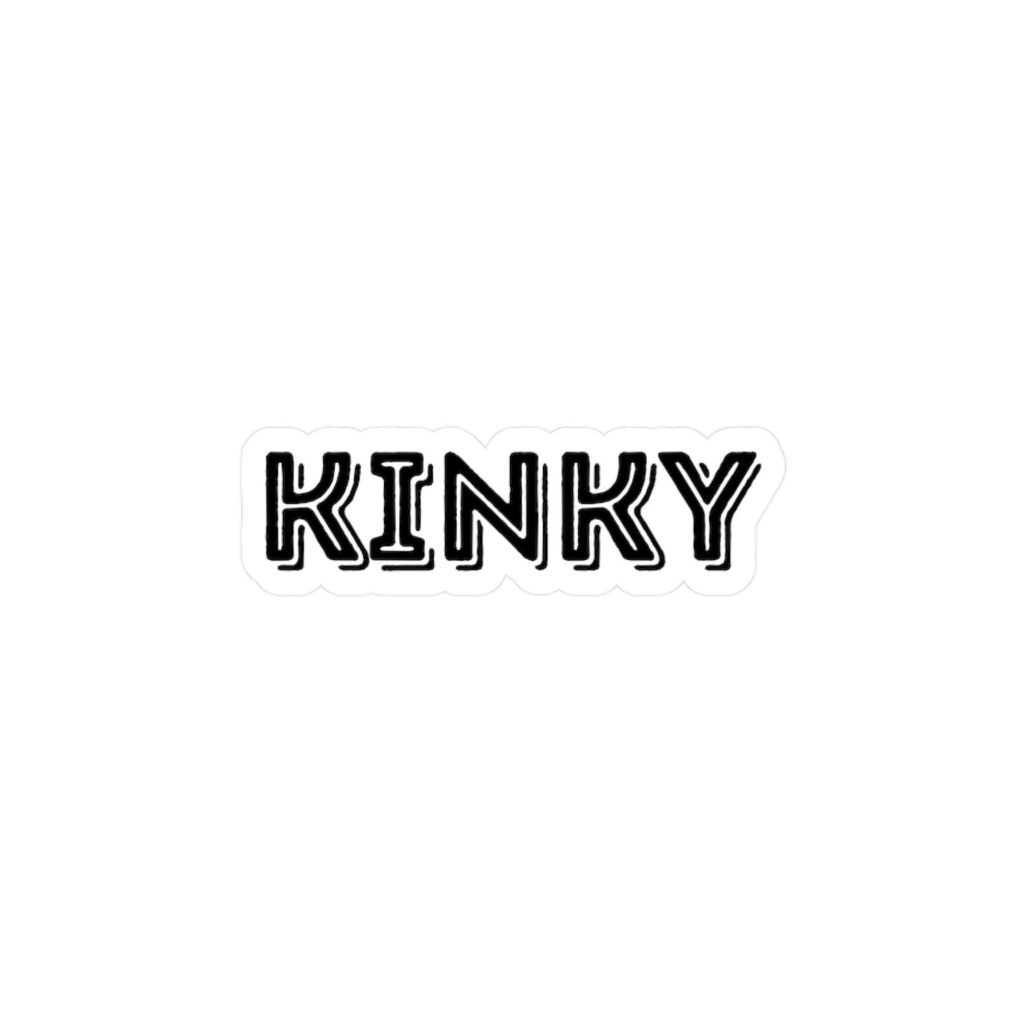 Kinky Sticker BDSM Submissive Submissive Gift for Brats Kink Sticker Kinky BDSM decal Lifestyle Art Kiss-Cut Vinyl Sticker adult NSFW Gift