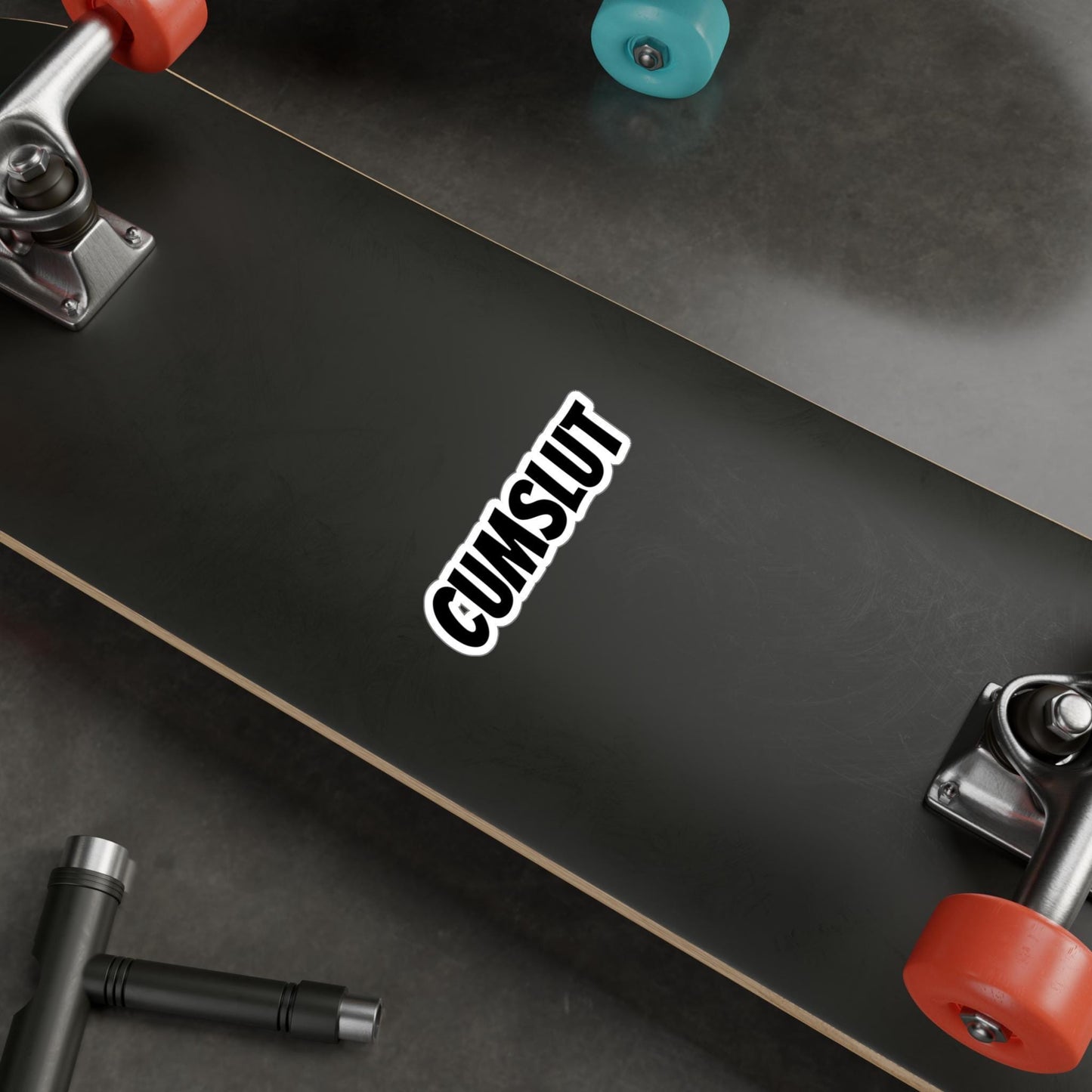 CumSlut Sticker Submissive BDSM Kiss-Cut Vinyl Lifestyle Art Kinky bdsm decal Gift for Brats Kink dom DDLG adult NSFW Gift