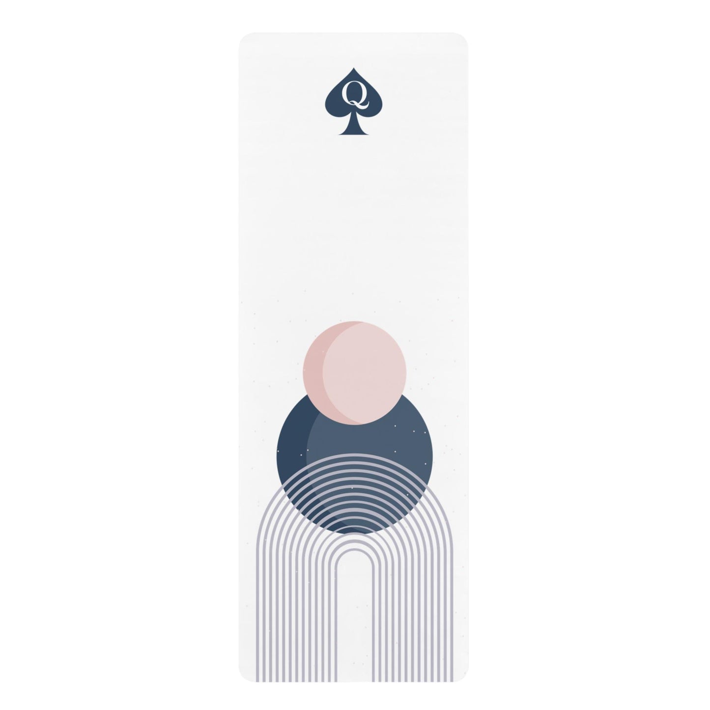 Hotwife Yoga Mat 24x72, QoS Lifestyle Queen of Spades Workout Mat, Swinger BDSM Gift, Non-Slip Fitness Mat for Gym Home Exercise, gift idea