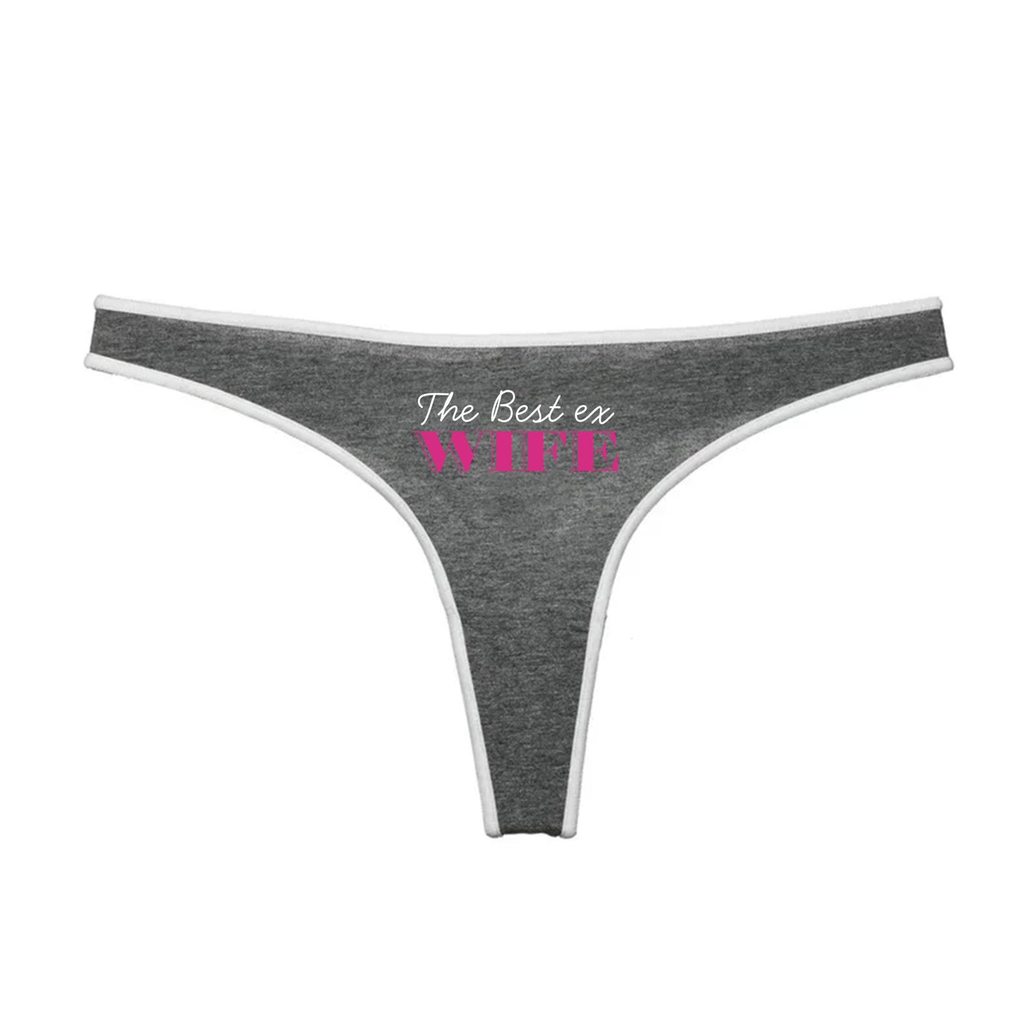 The Best ex wife Thong | Hotwife lifestyle QoS Panties, Sexy Gift Idea for Wife Girlfriend, Queen of Spades, Surprise Him Underwear