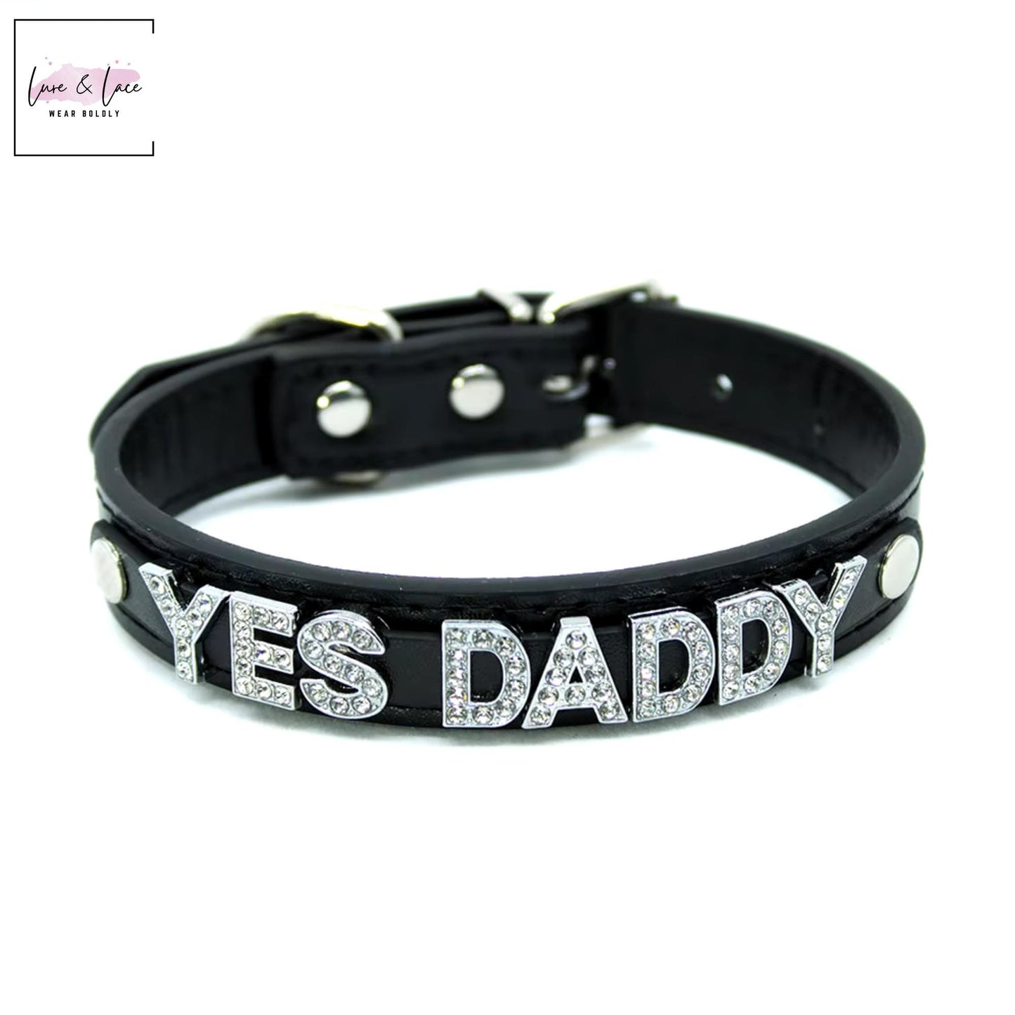 Custom name Choker - Personalized necklace| Daddy's Girl Choker | Customized gift for her| Roleplay Cosplay sex | BDSM name Collar