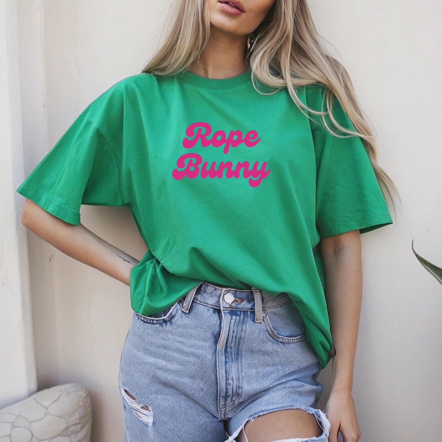 Rope Bunny T-Shirt | Daddy Kinky Submissive BDSM Shirt, Shibari Bondage Top for Her, Sexy Kink Tee, Rope Slut Gift, Degradation Pet Play Sub