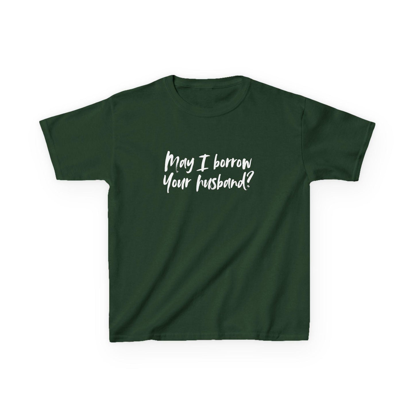 May I borrow Your husband Y2K Sexy Cute Baby Tee Crop Top, Naughty Apparel Queen of Spades Swinger