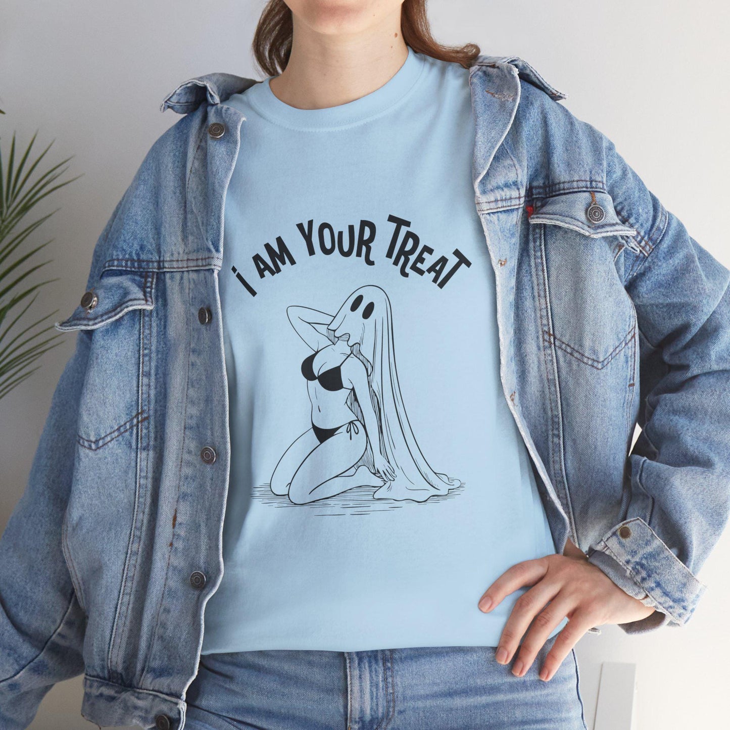 I am your Treat Halloween sexy Tshirt, gift idea for her, Halloween for Wife, Girlfriend Naughty adult tee for couples, BDSM Roleplaying