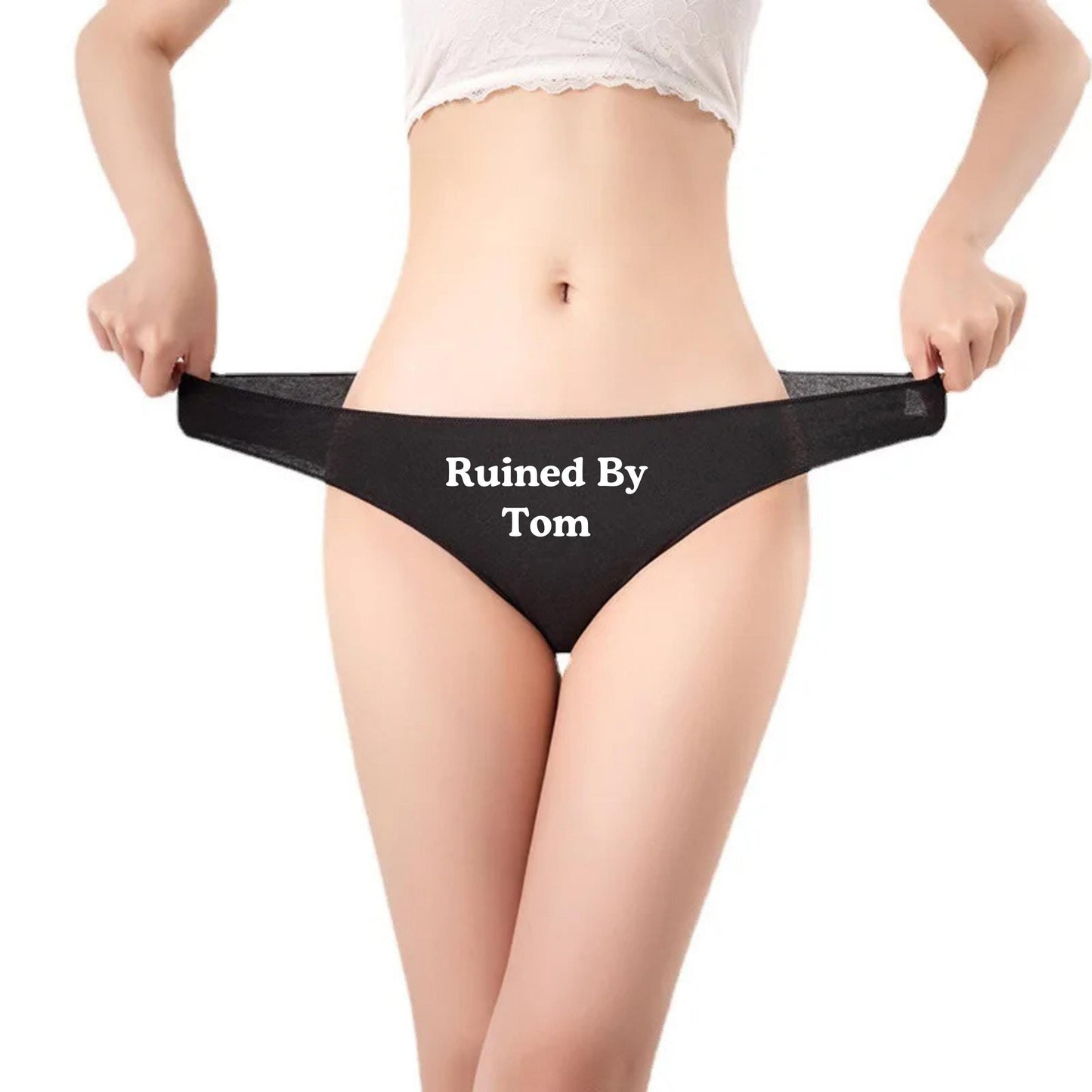 Custom Underwear, Personalized Funny Gifts for Her, Girlfriend, Naughty sex, Sexy Women Thong Face, Valentines, Anniversary Bridal Wife