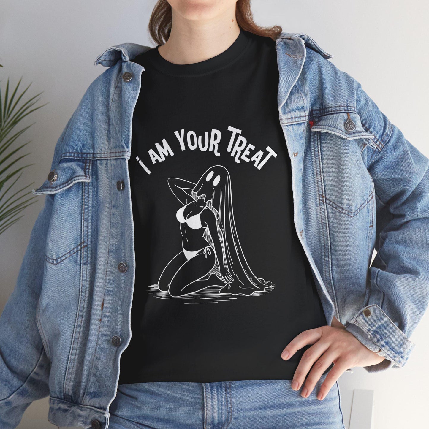 I am your Treat Halloween sexy Tshirt, gift idea for her, Halloween for Wife, Girlfriend Naughty adult tee for couples, BDSM Roleplaying