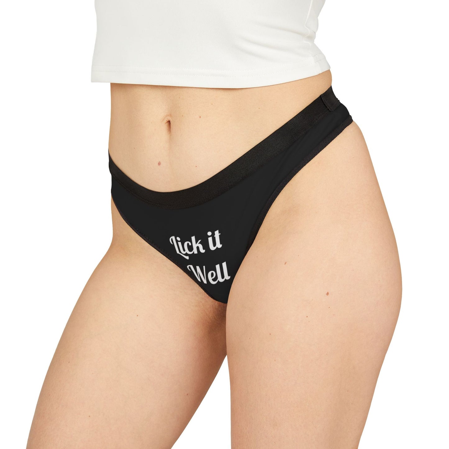Lick it Well Cheeky Thong - Sexy and Playful Underwear for Flirty Fun | Sassy Women's Lingerie