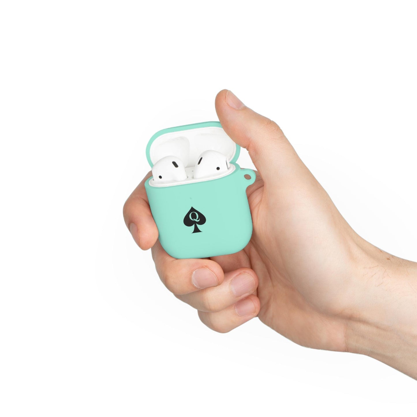Queen of Spades AirPods Case Cover | Hotwife QOS Kink Gift for Her, BBC Lifestyle Accessory, Cuckold Swinger Tech, Spade Symbol AirPods Pro