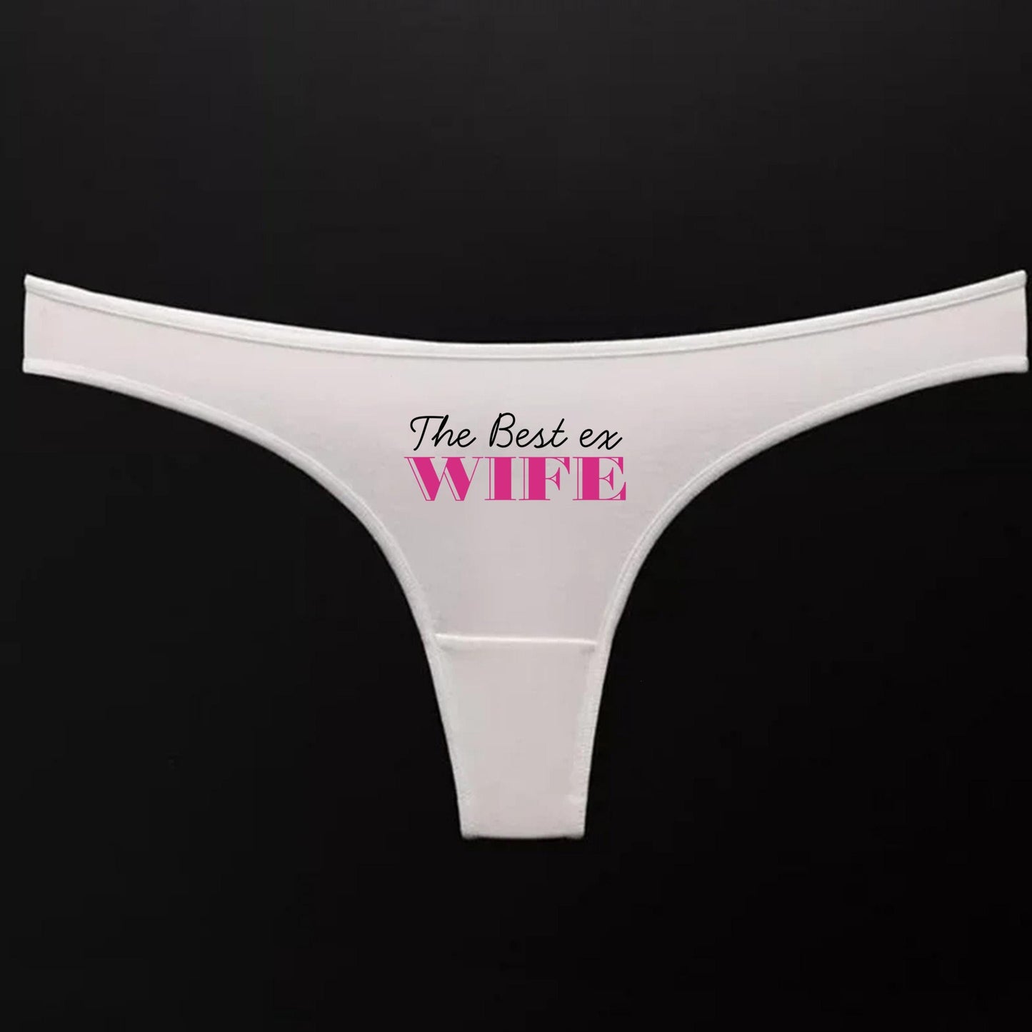 The Best ex wife Thong | Hotwife lifestyle QoS Panties, Sexy Gift Idea for Wife Girlfriend, Queen of Spades, Surprise Him Underwear