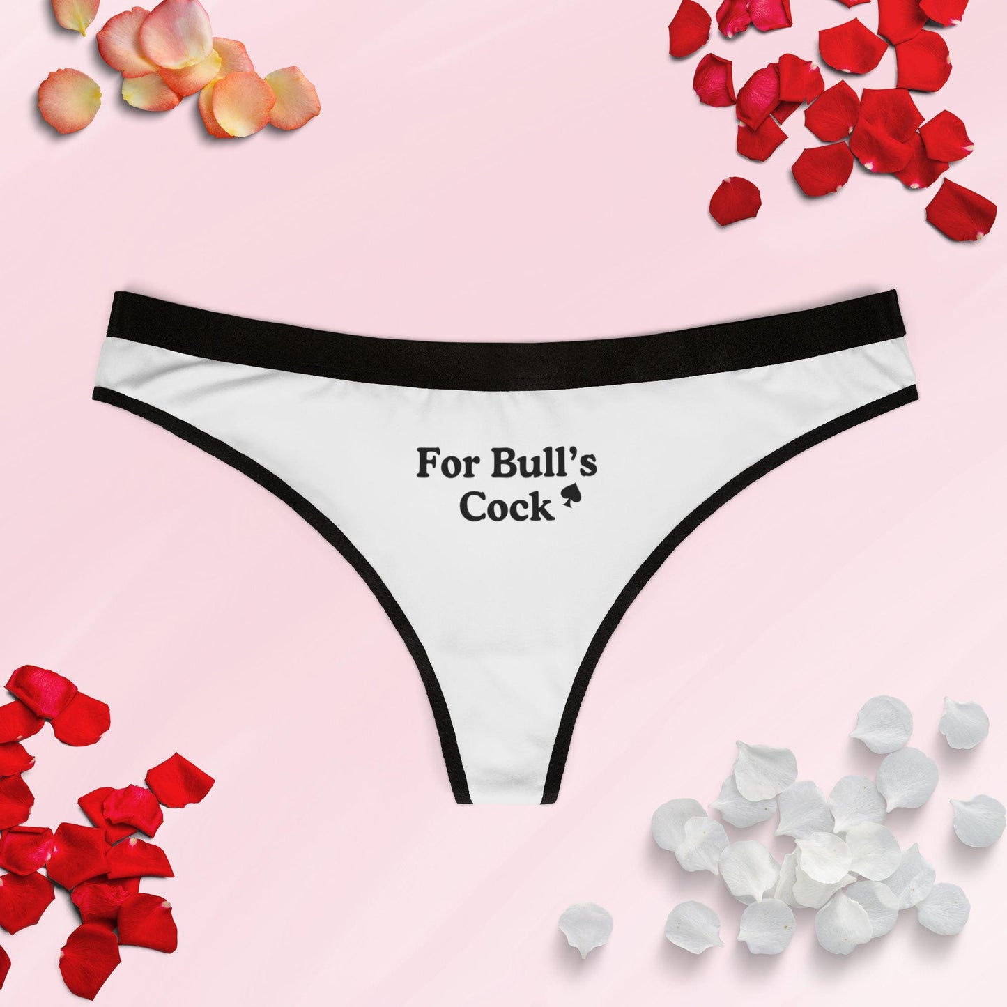 Hotwife Queen of Spades For Bull's Cock Panty | QoS Naughty Hotwife Underwear | BBC Bull Cuck Swinger Pineapple Gift for Wife