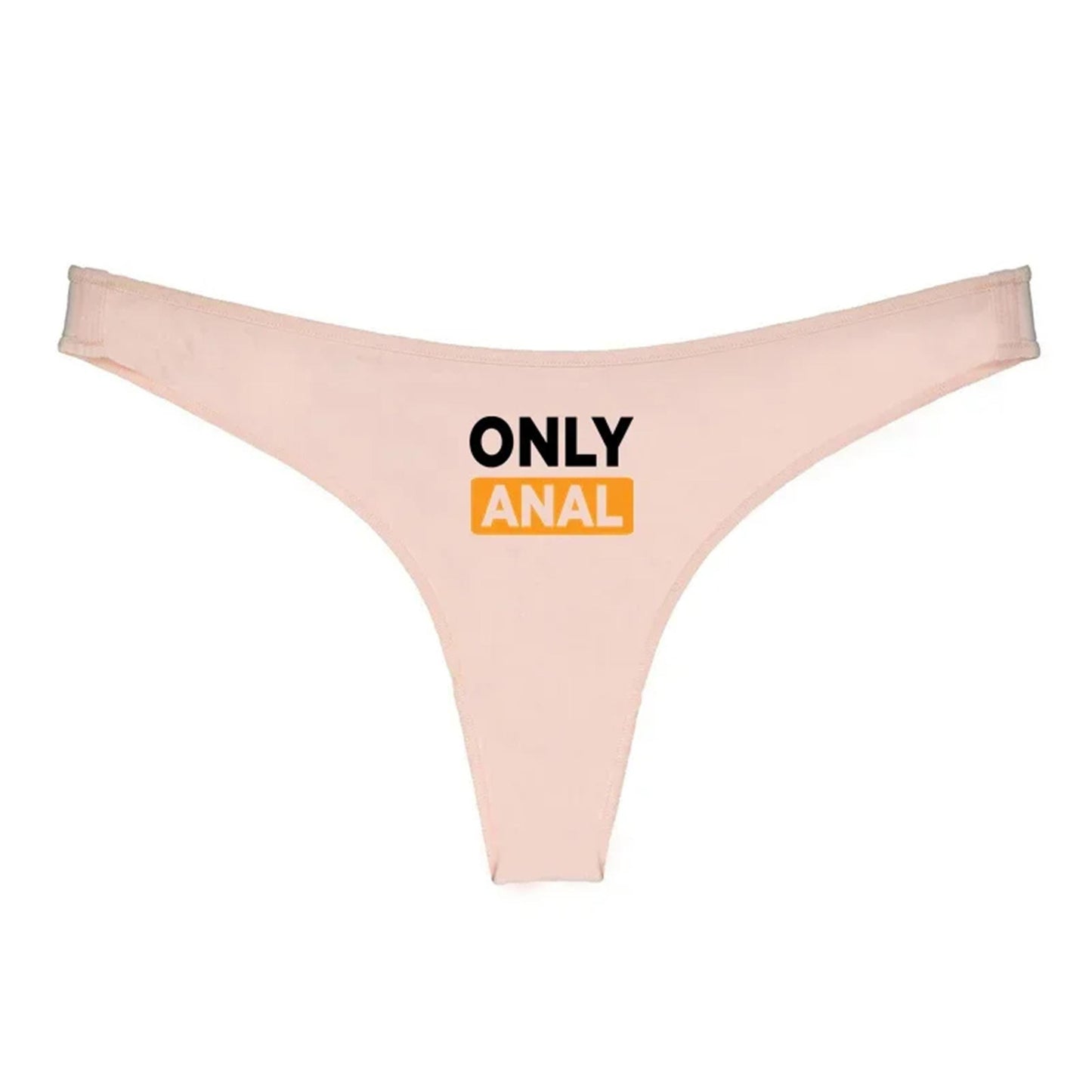 ONLY ANAL Thong | Anal Only Panty | Sexy Underwear for Roleplay & Adult Fun, anal slut gift for hot wife and horny girlfriends, gag gift