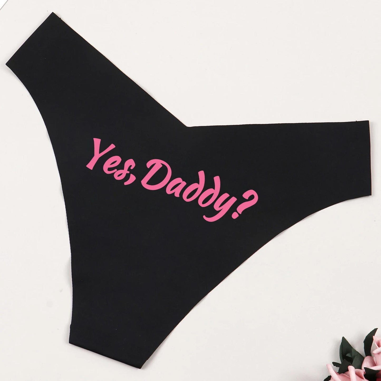 Yes Daddy Thong Daddy's good girl, DDGL | Sexy panties | Valentine's Gift Panty| BDSM Roleplay underwear, daddy dom