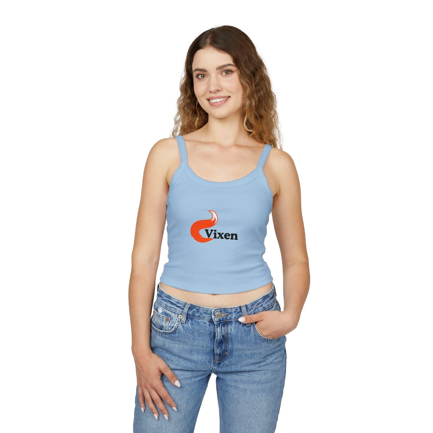 Vixen fox, Spaghetti strap crop top, sexy Gift idea for her, wife, girlfriend, Swinger couple shirt, date night idea Hotwife lifestyle