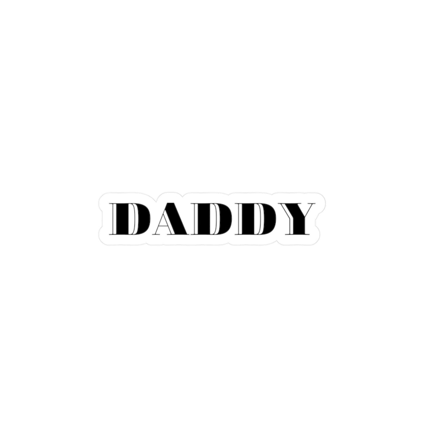 Daddy Dom Sticker, DDLG Kinky BDSM decal Gift for Brats Kink Sticker Kiss-Cut Vinyl Lifestyle Art Submissive adult NSFW Gift daddy girl