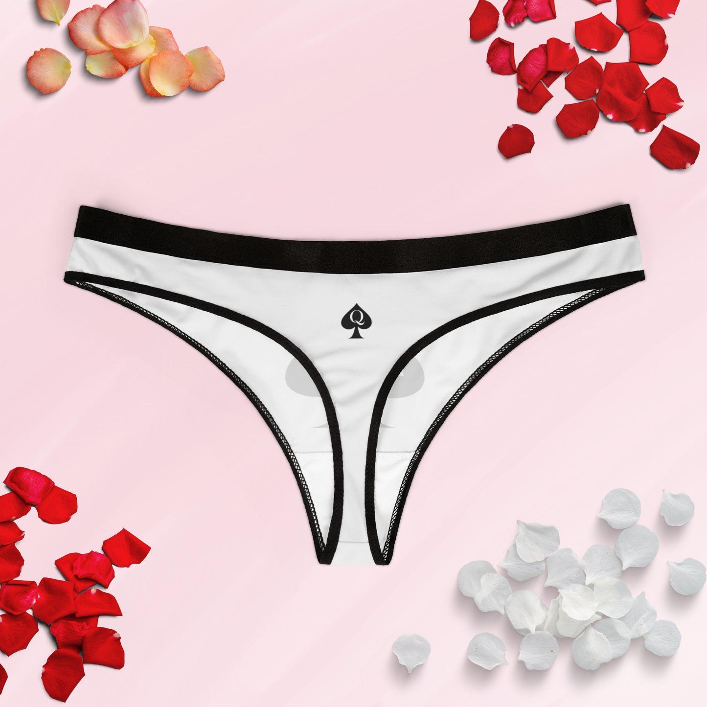 BBC Slut Hotwife Queen of Spades Panty | QoS Naughty Hotwife Underwear | BBC Bull Cuck Swinger Pineapple Gift for Wife