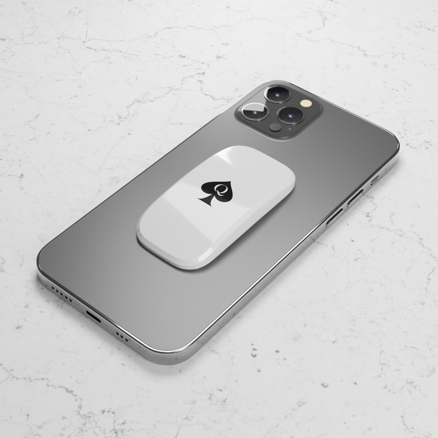 Queen of Spades Phone Grip Holder | QOS Hotwife Kickstand for BBC Lovers, Kinky Lifestyle Pop Handle, Swinger Cuck Gift for Her